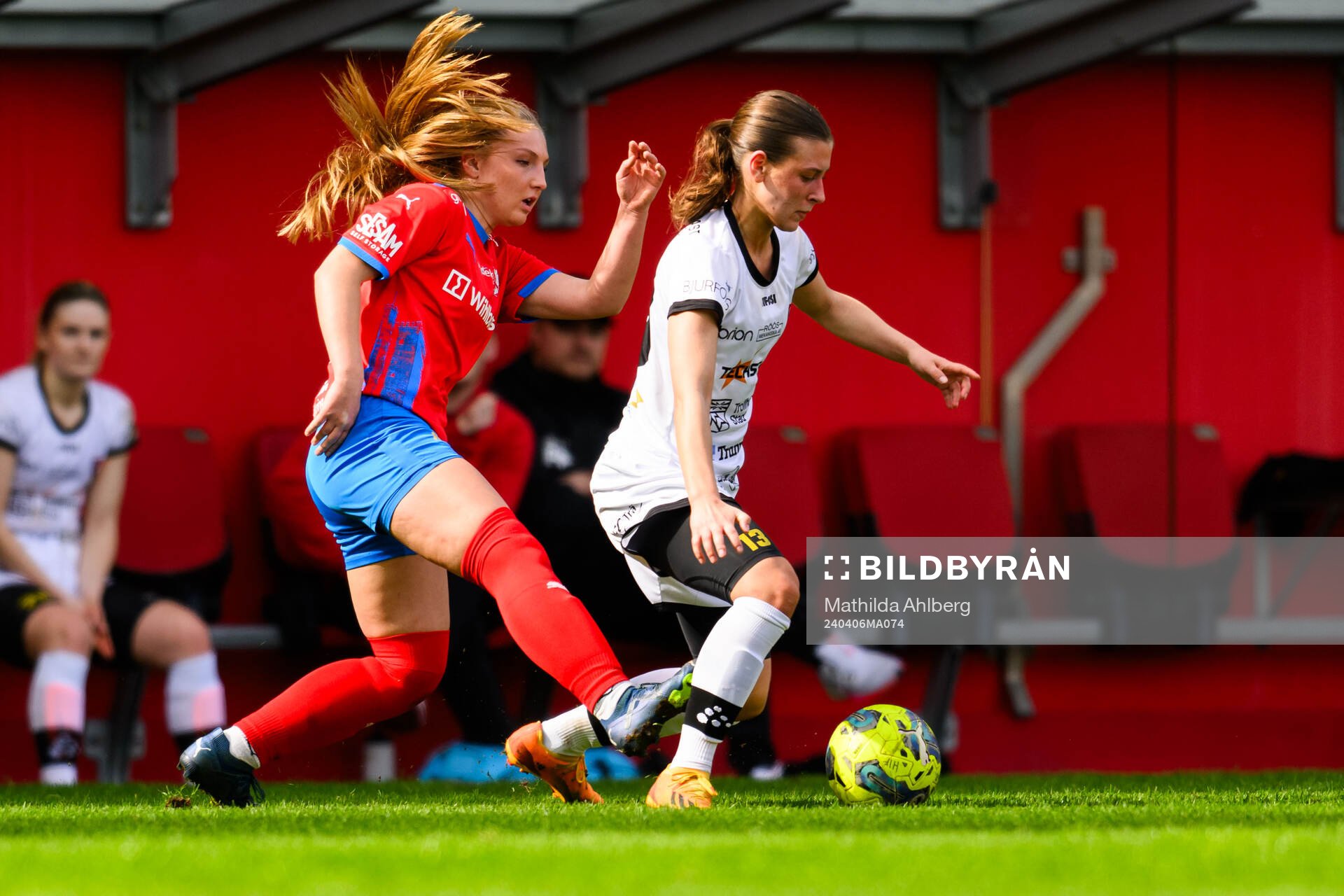 Helsingborg s Tilda Jonhag och Trollhättans Selin