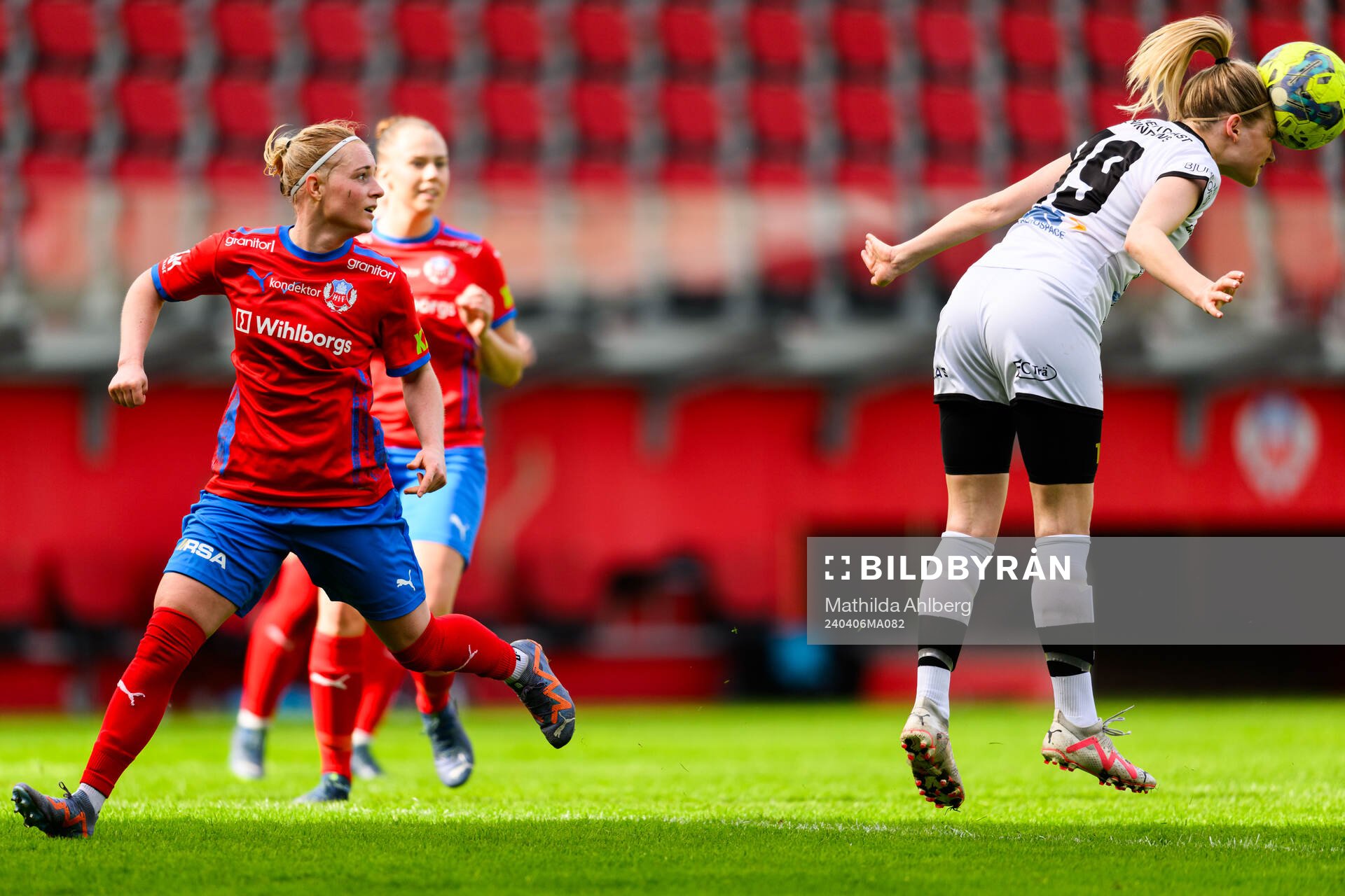 Helsingborg s Melina Skarström och Trollhättans Isa