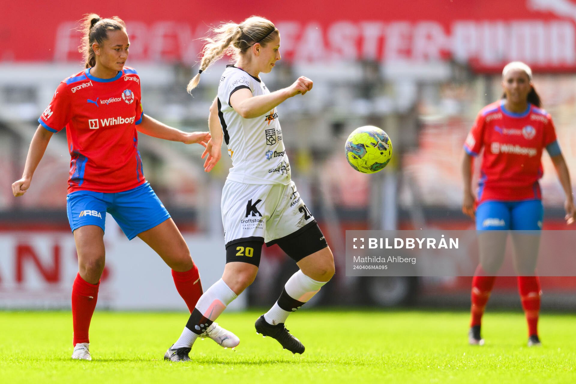 Helsingborg s Julia Welin och Trollhättans Sofia Olsson