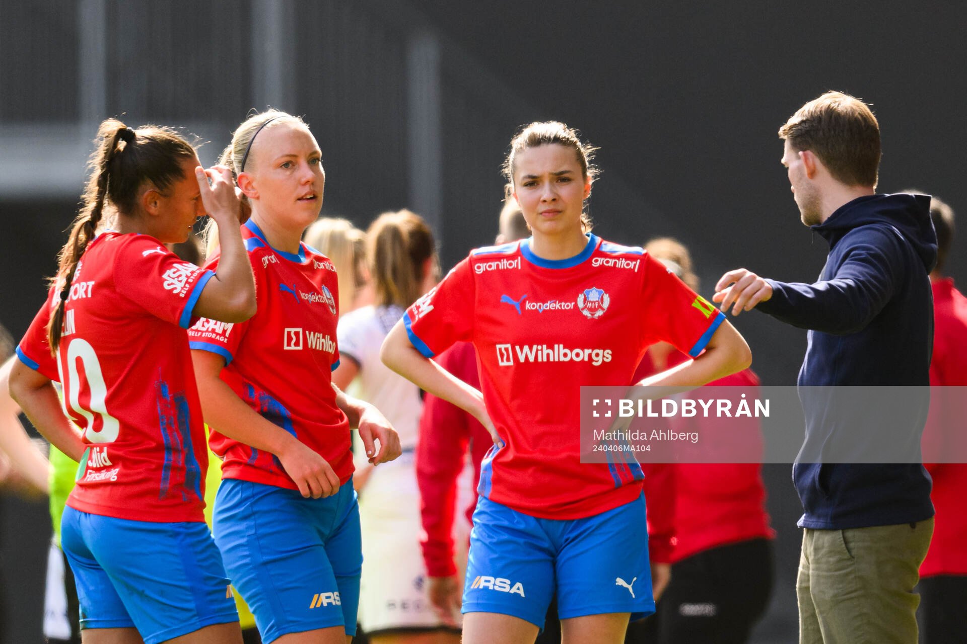 Helsingborg s Julia Welin, Johanna Andersson och Maja