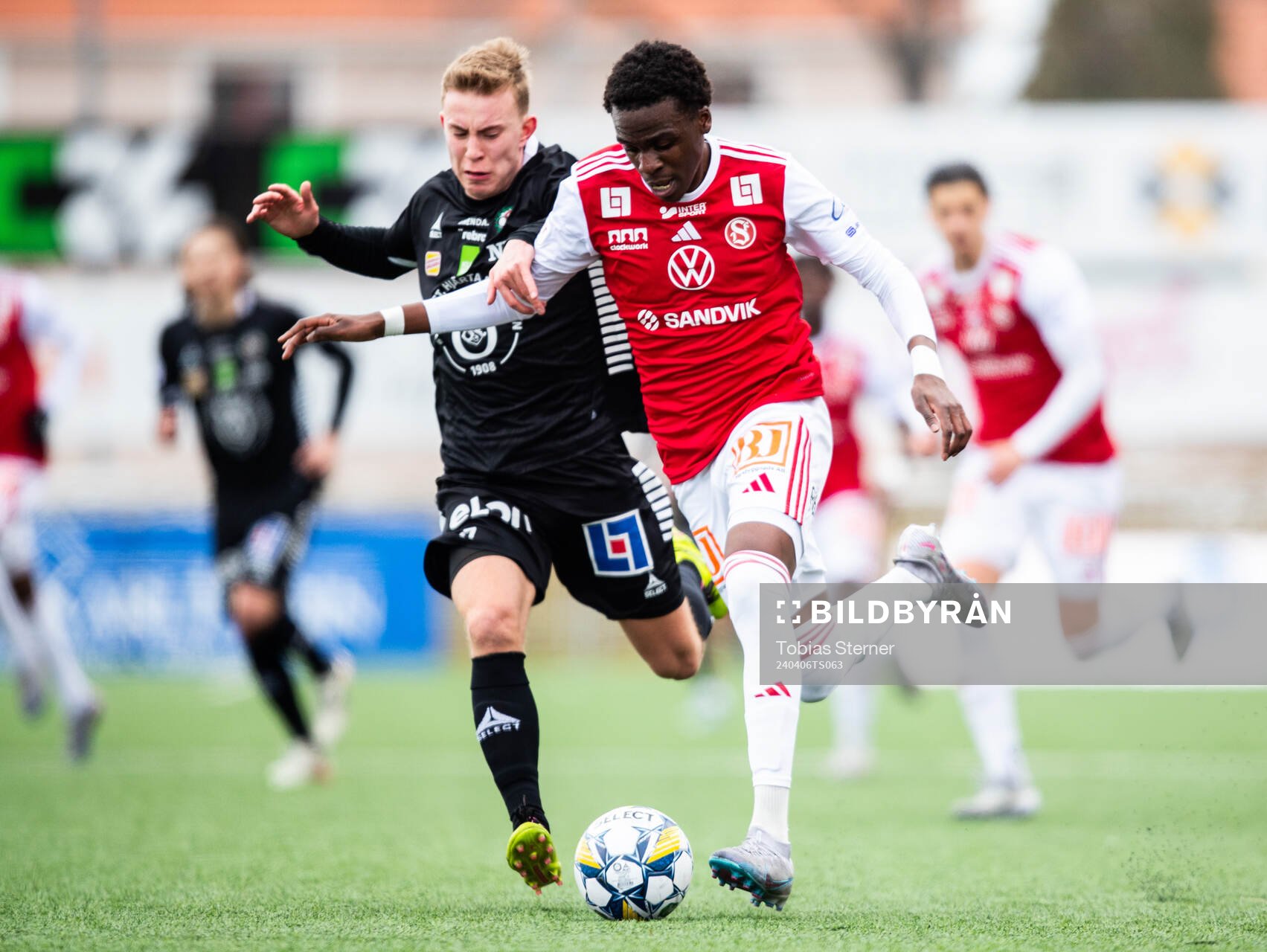 Örebros Valgeir Valgeirsson och Sandvikens IFs Calvin