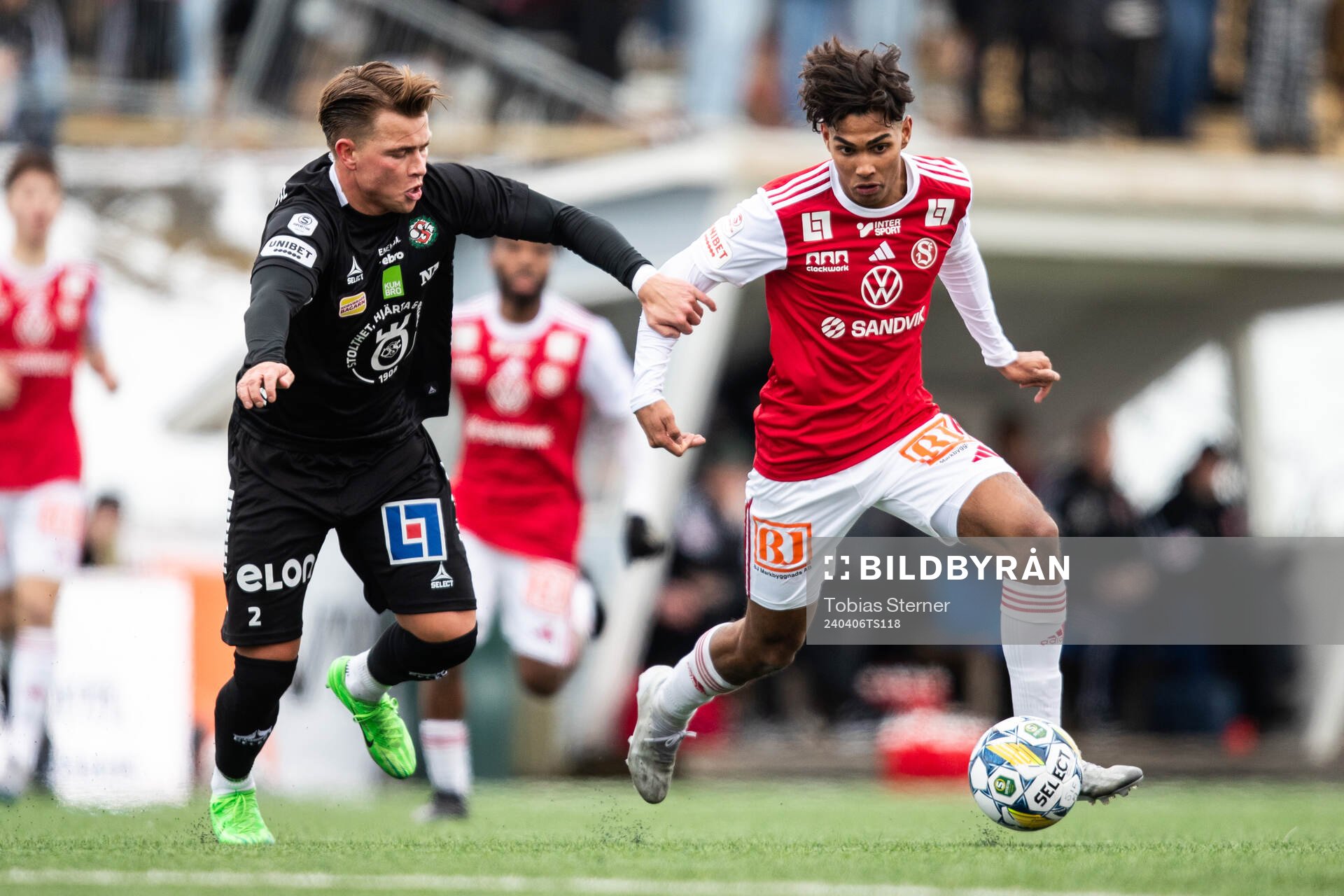 Örebros Tobias Bjørnstad och Sandvikens IFs Jonathan