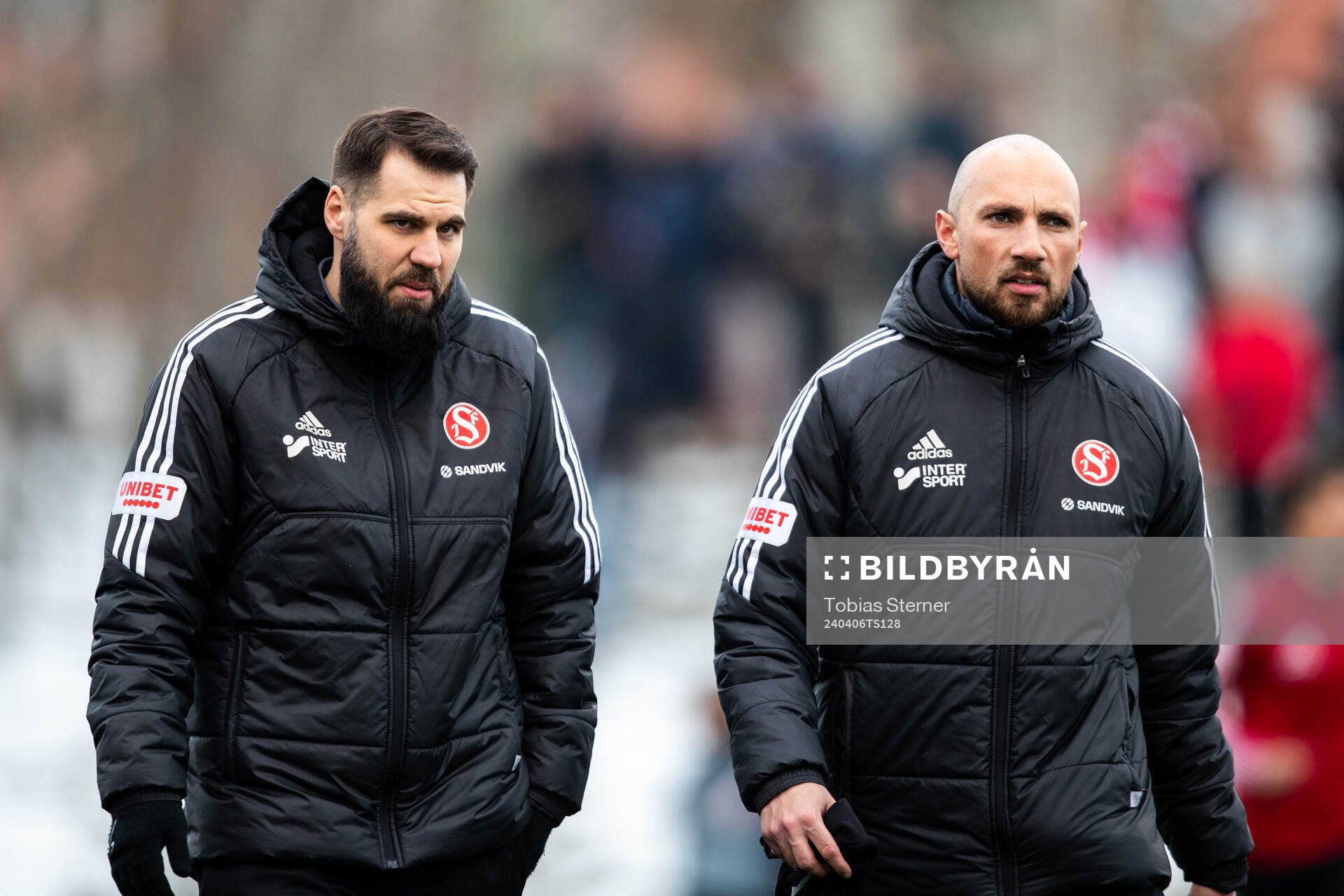 Sandvikens IFs tränare Eldar Abdulic och assisterande