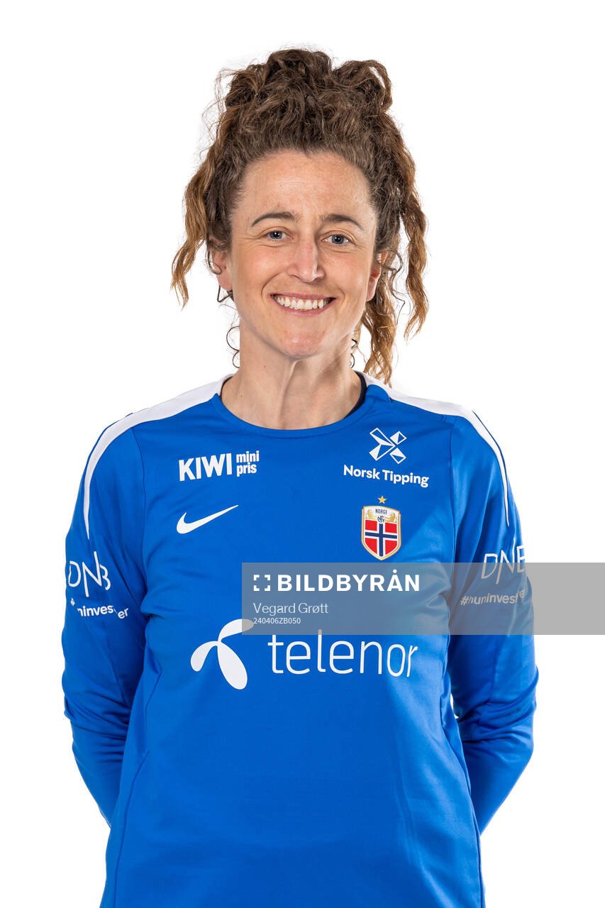 Frankie Hunter, fitness coach of the Norwegian women’s