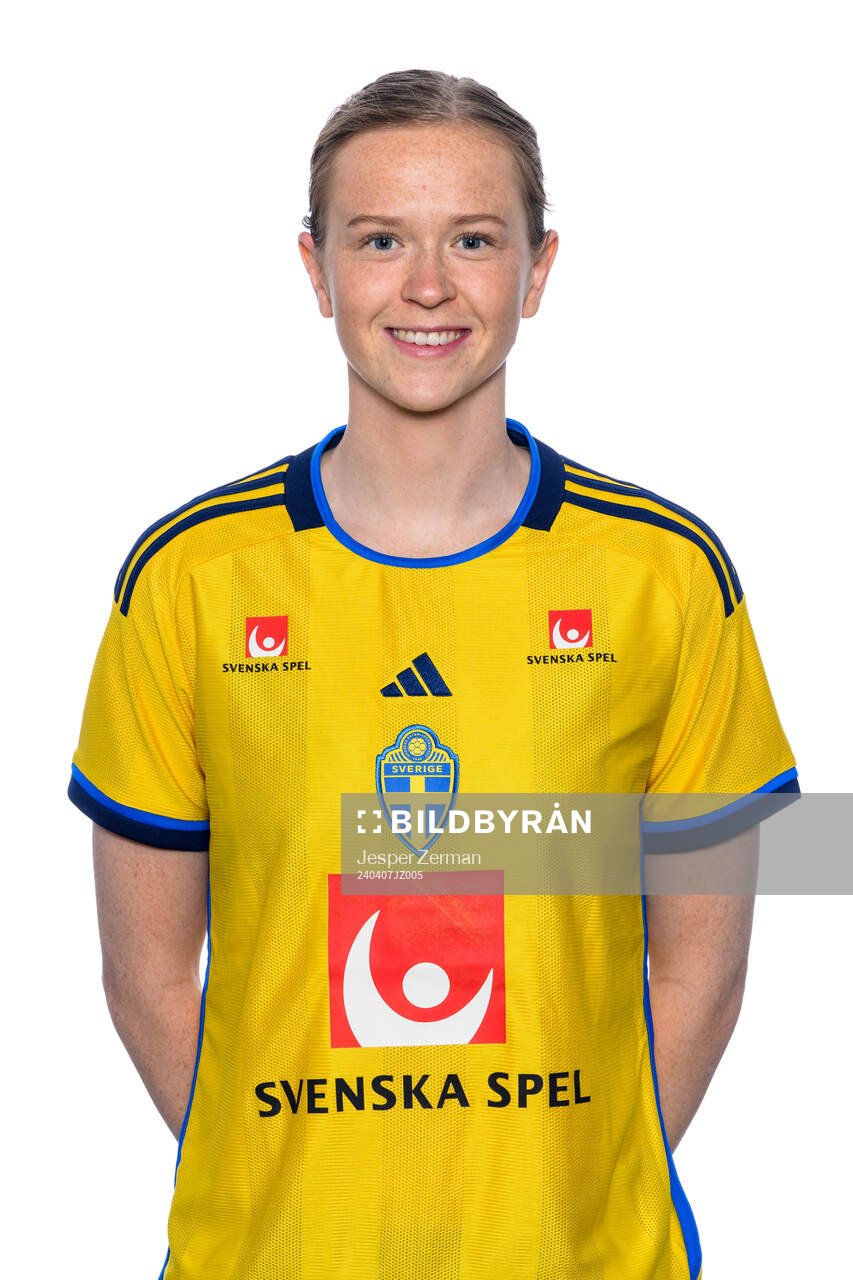 Emma Östlund i det svenska U23-damlandslaget