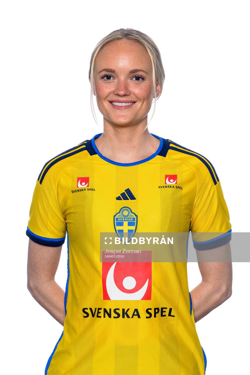Emma Pennsäter i det svenska U23-damlandslaget
