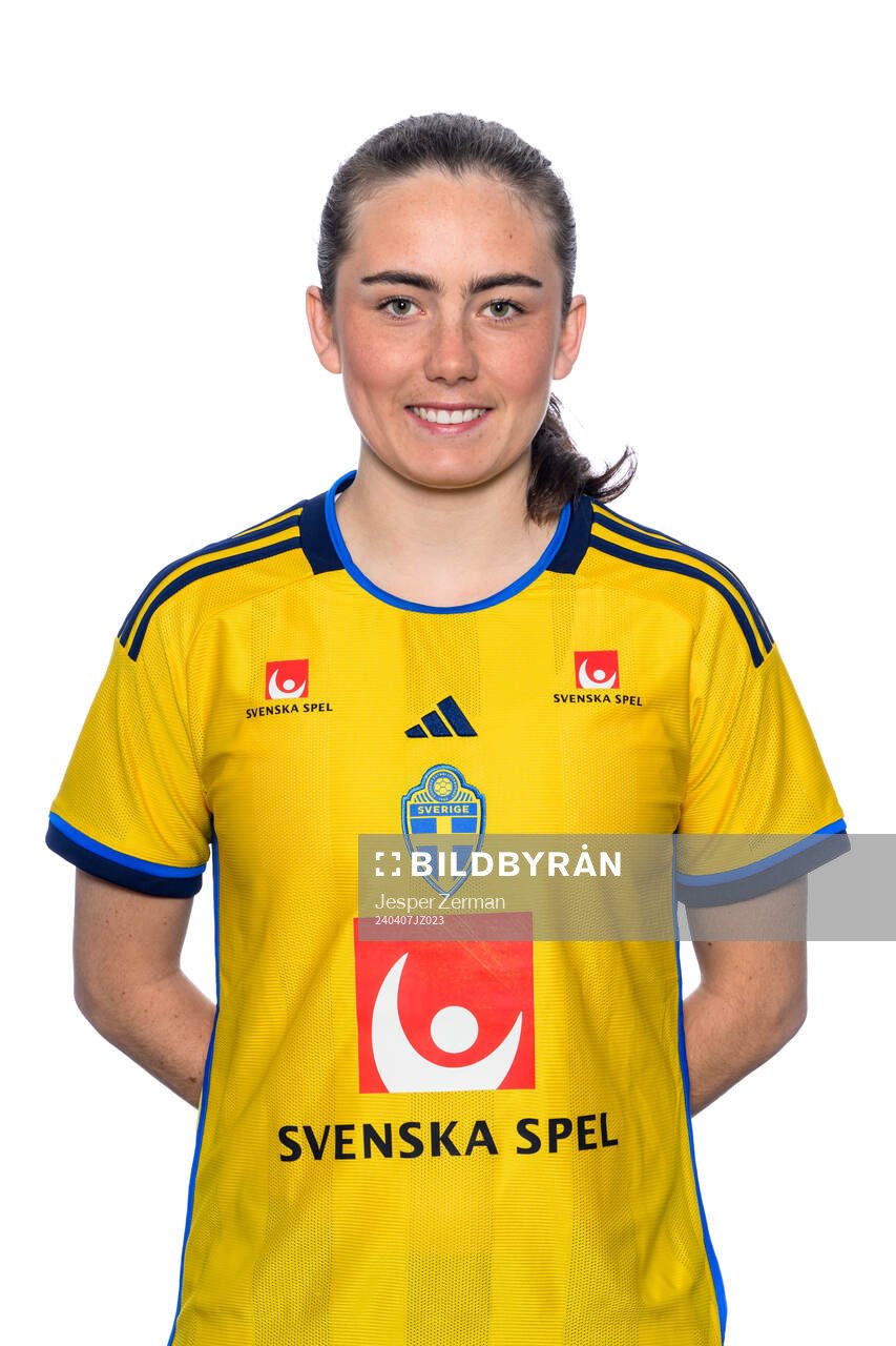 Matilda Eriksson Kristell i det svenska U23-damlandslaget