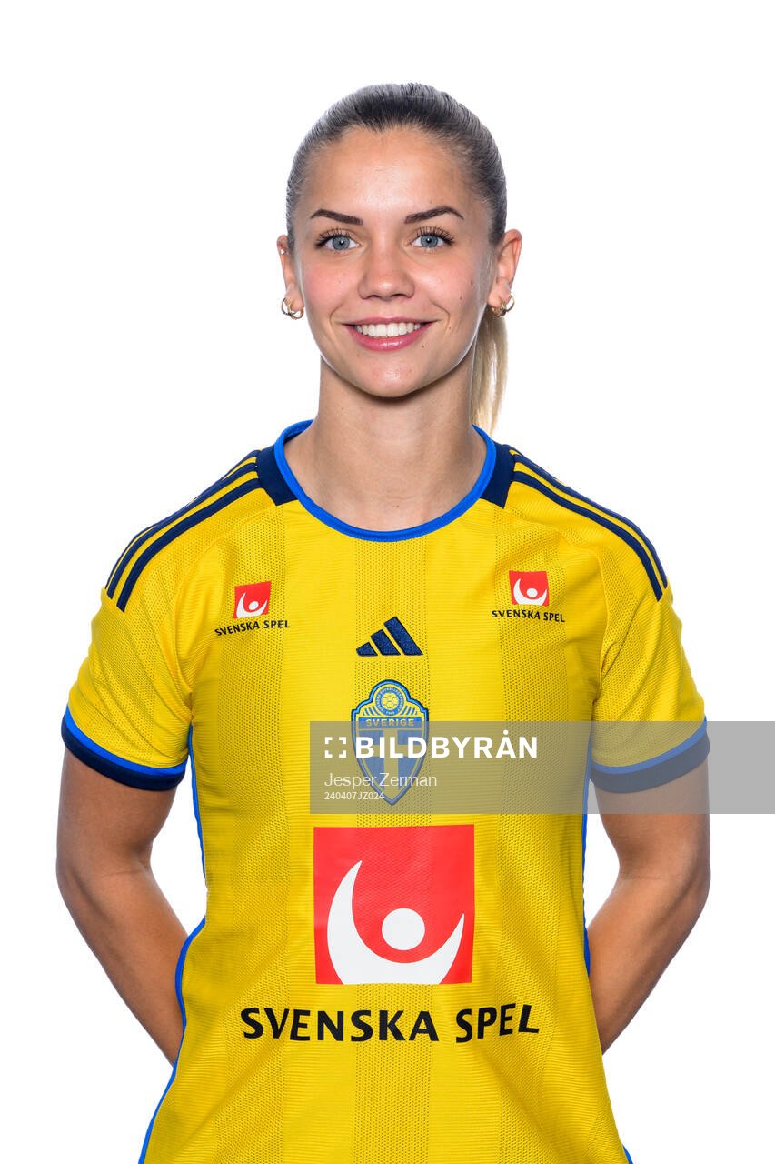 Johanna Renmark i det svenska U23-damlandslaget