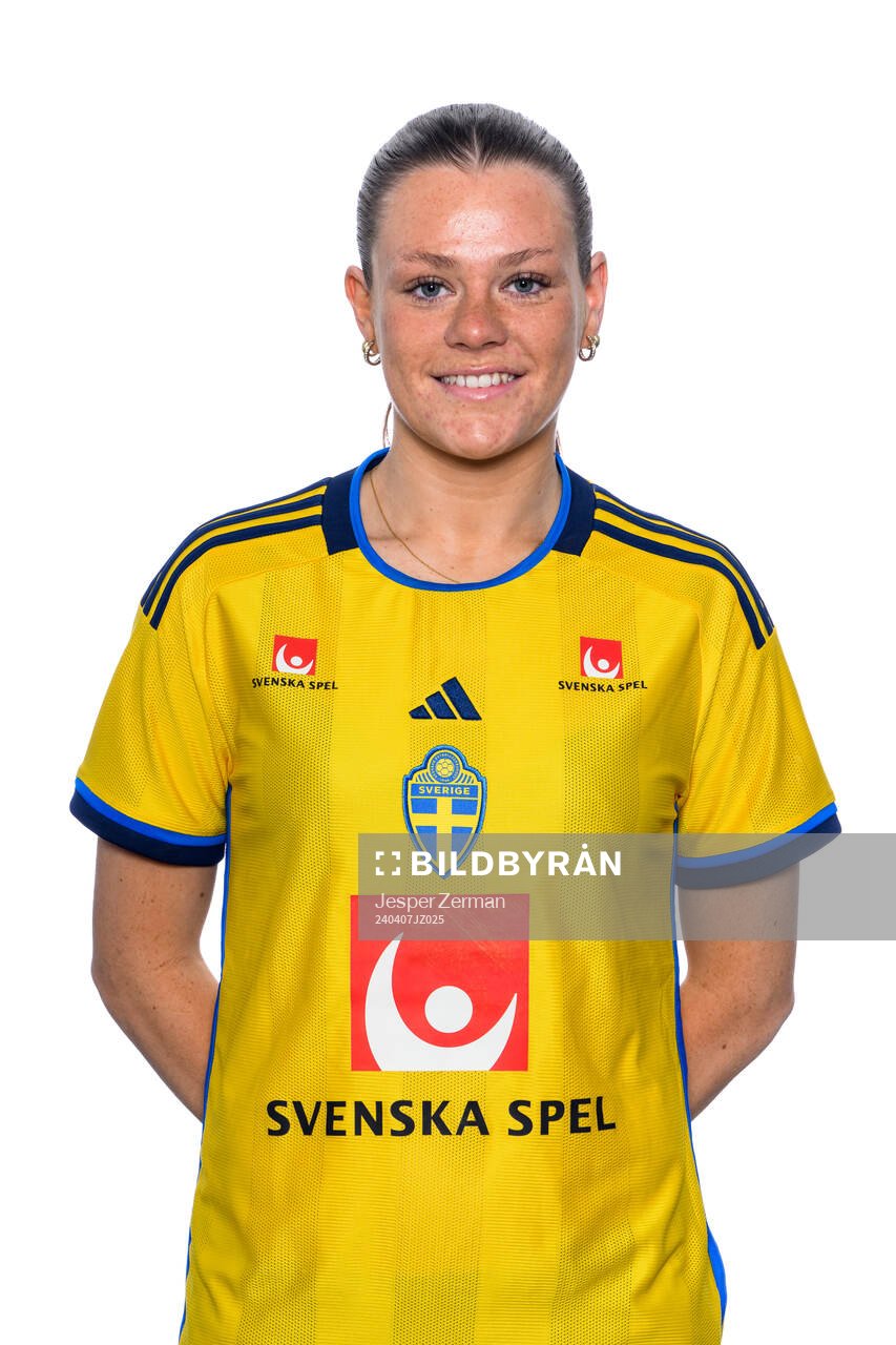 Sofia Reidy i det svenska U23-damlandslaget