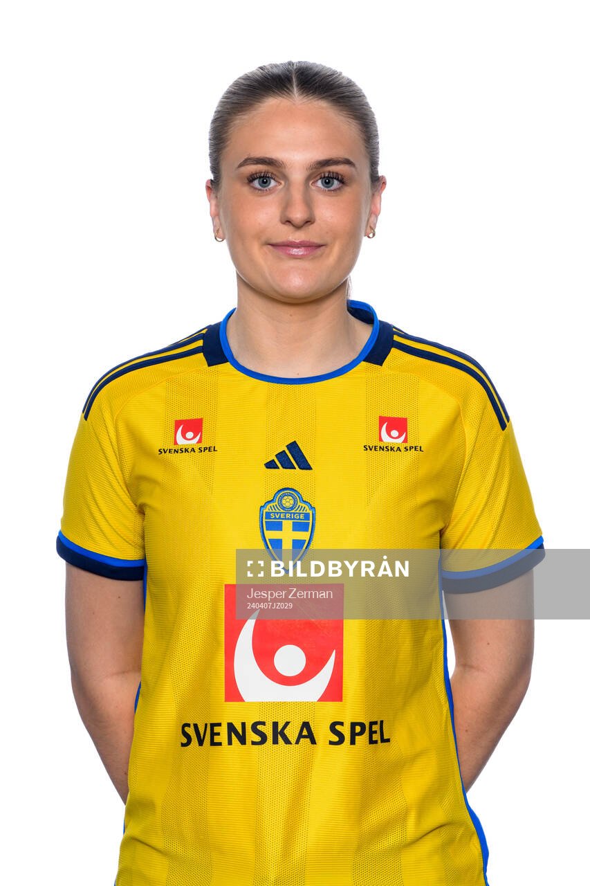 Lisa Björk i det svenska U23-damlandslaget