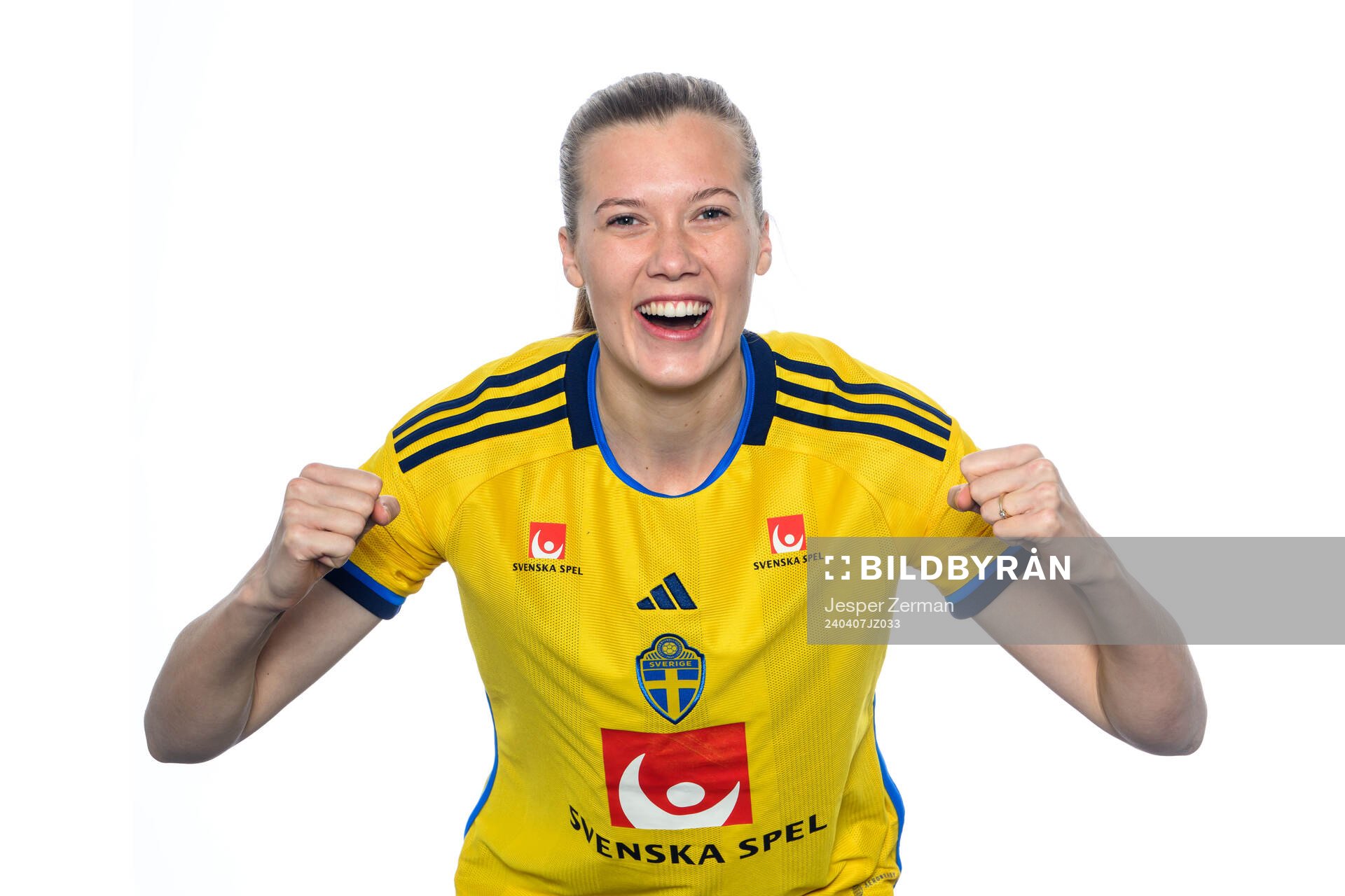 Ebba Handfast i det svenska U23-damlandslaget