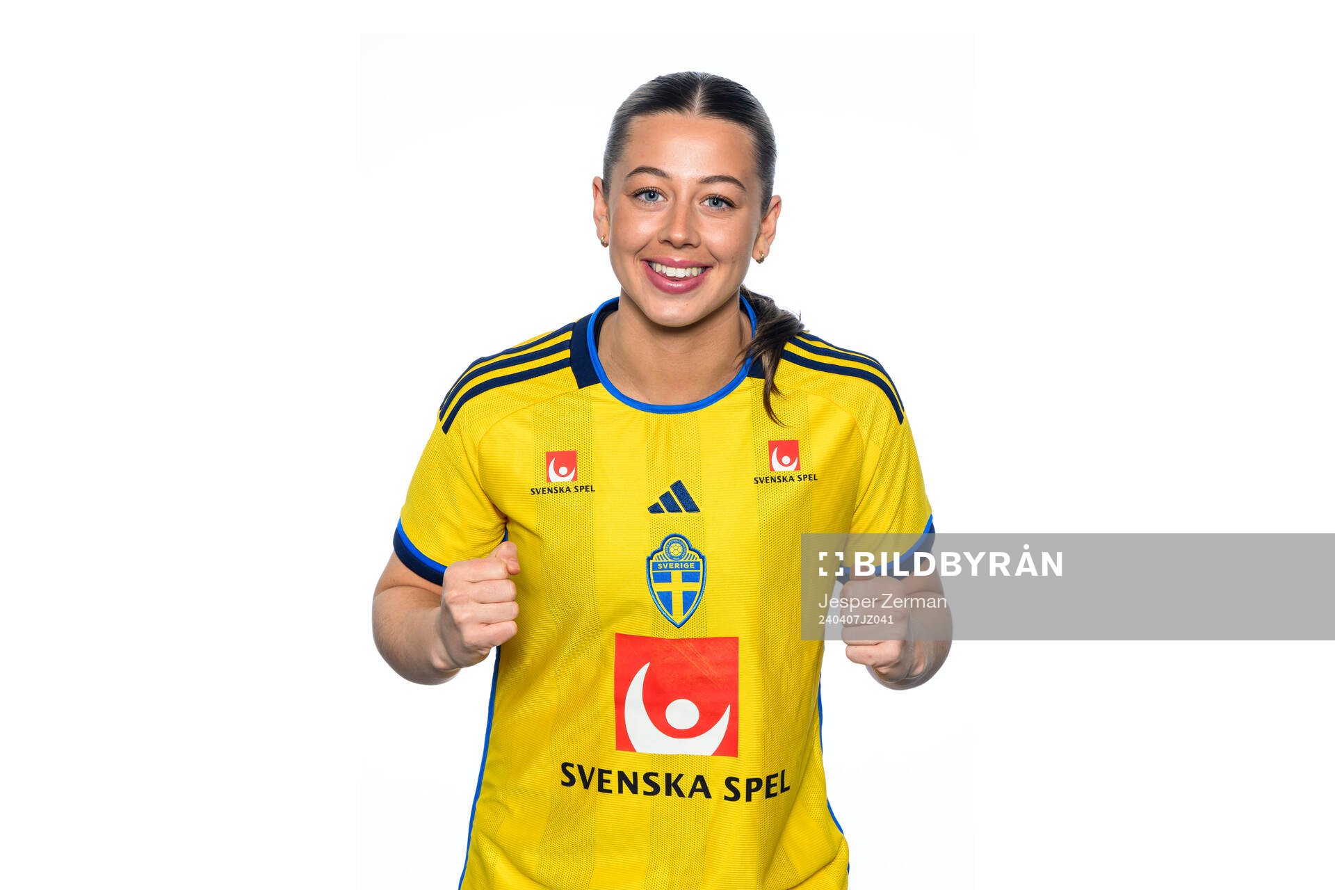 Cornelia Kapocs i det svenska U23-damlandslaget