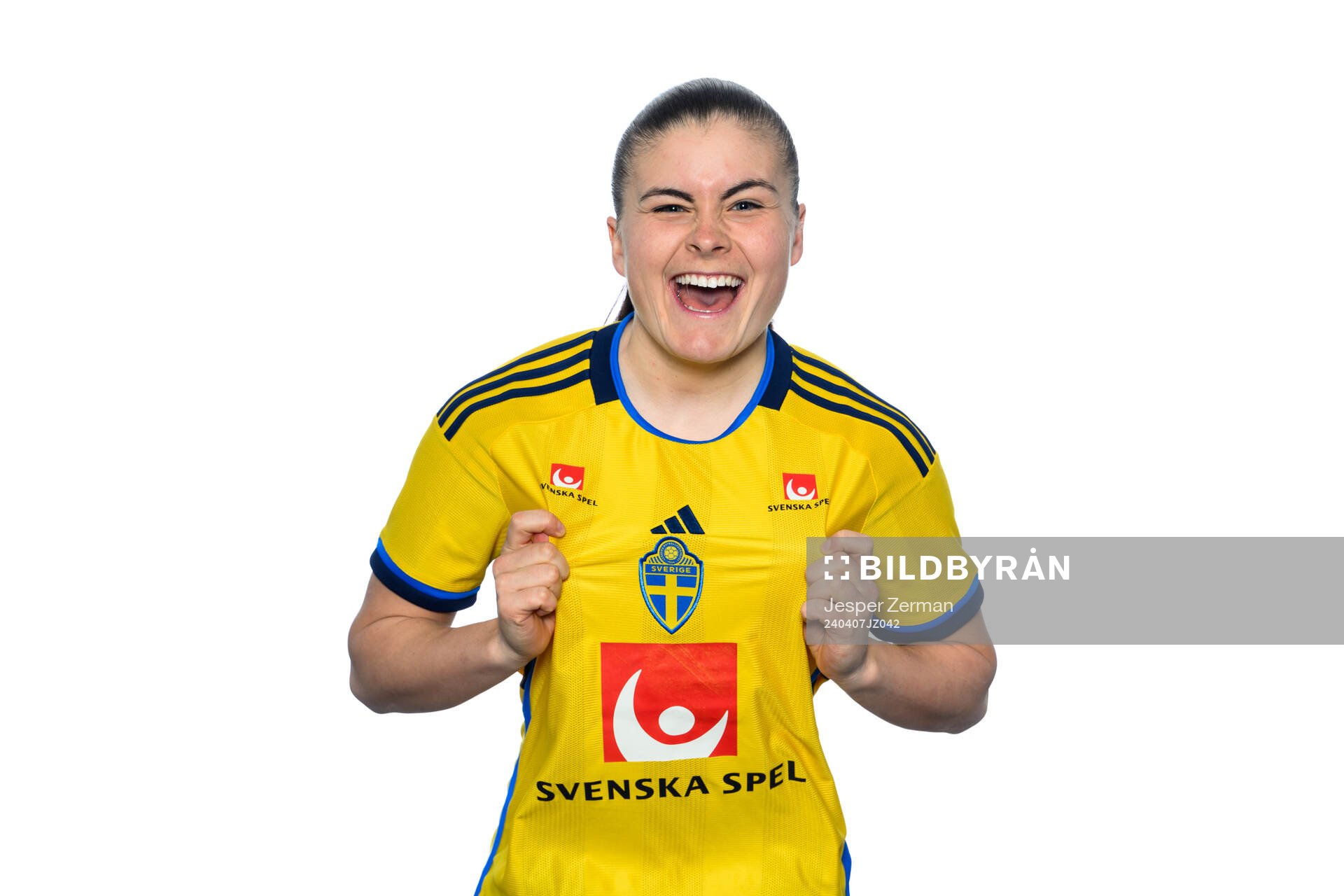 Hanna Wijk i det svenska U23-damlandslaget
