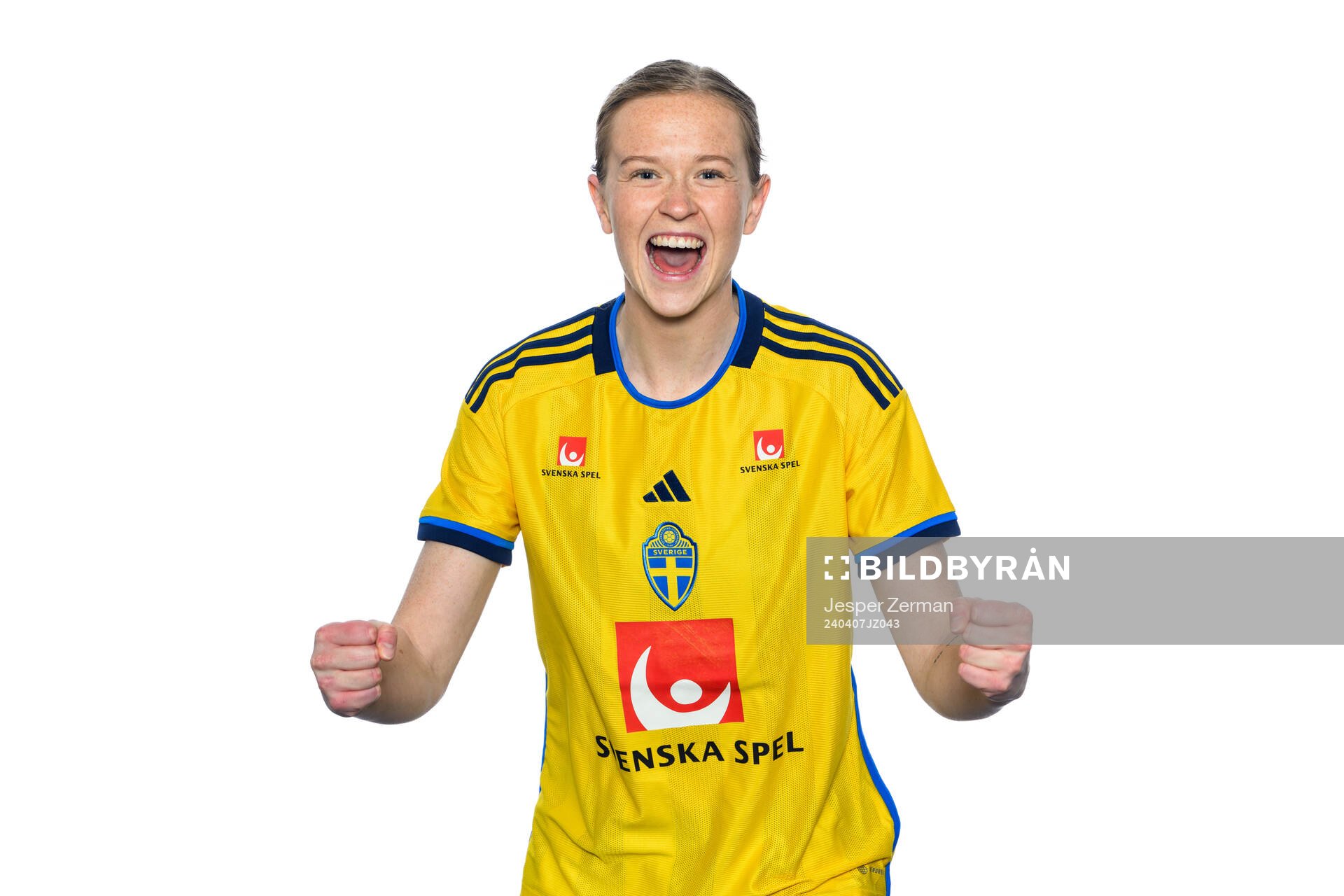 Emma Östlund i det svenska U23-damlandslaget