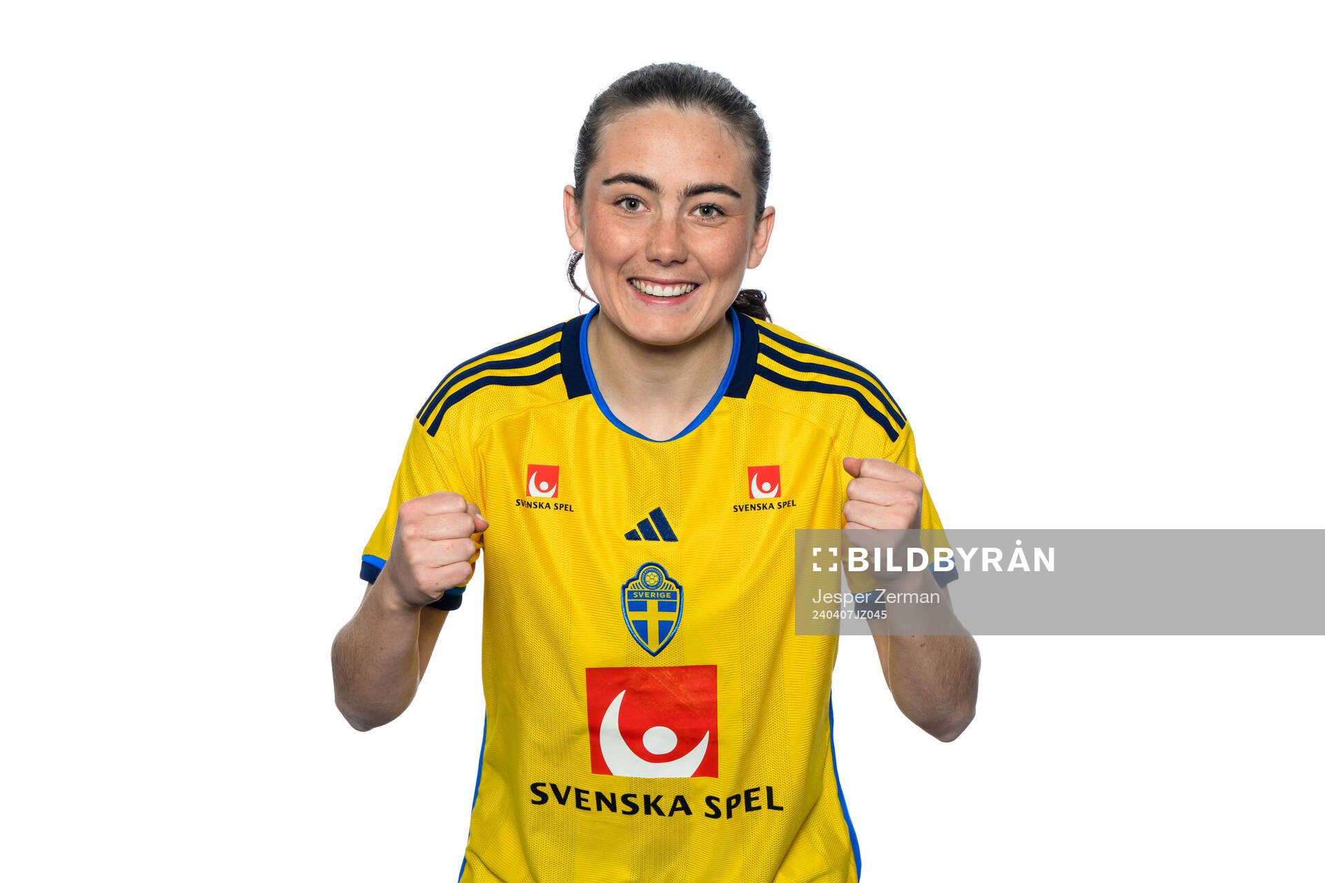 Matilda Eriksson Kristell i det svenska U23-damlandslaget
