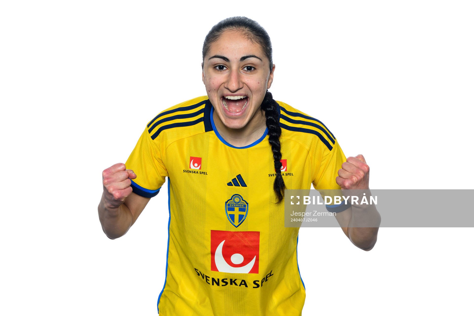 Nesrin Akgün i det svenska U23-damlandslaget