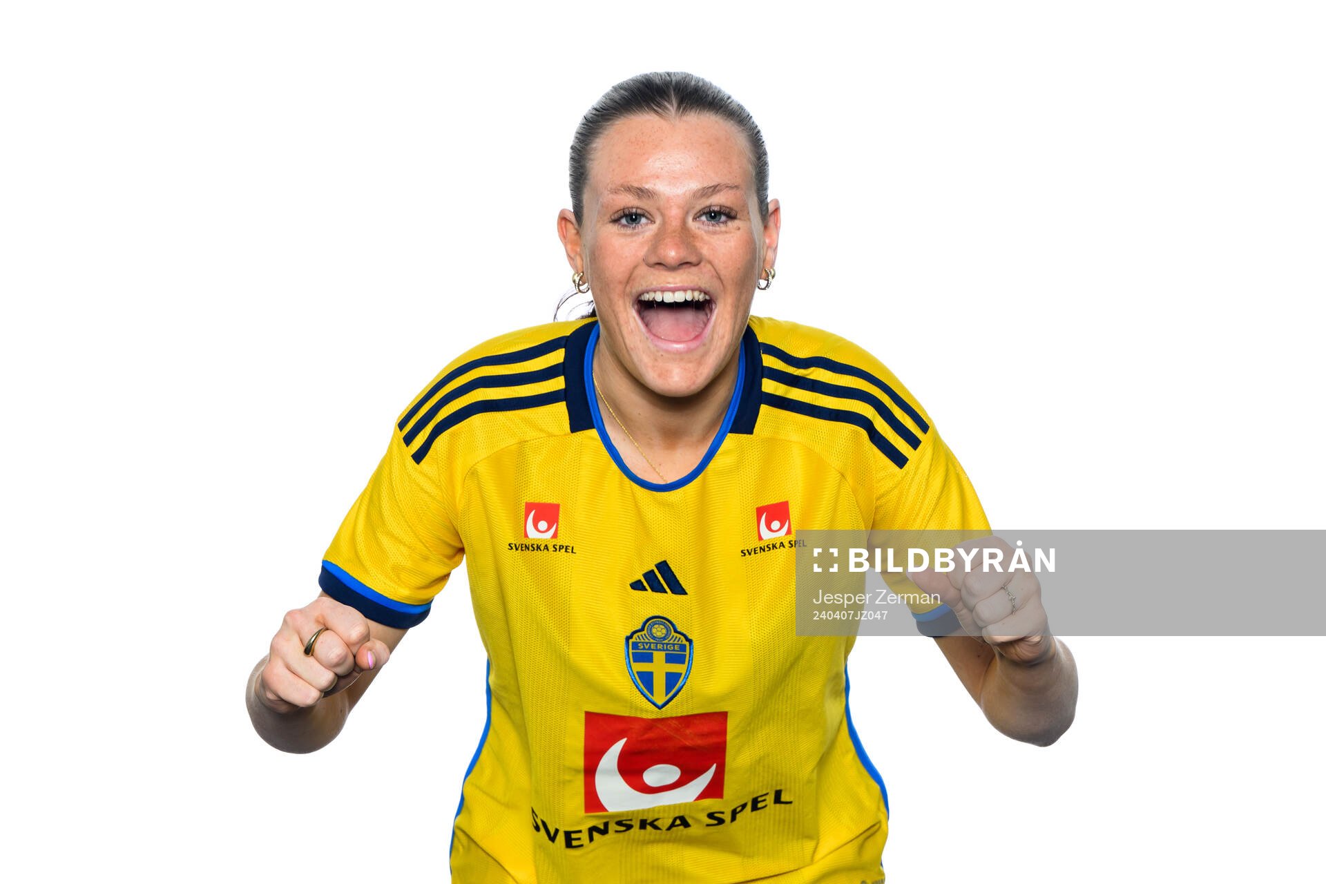 Sofia Reidy i det svenska U23-damlandslaget