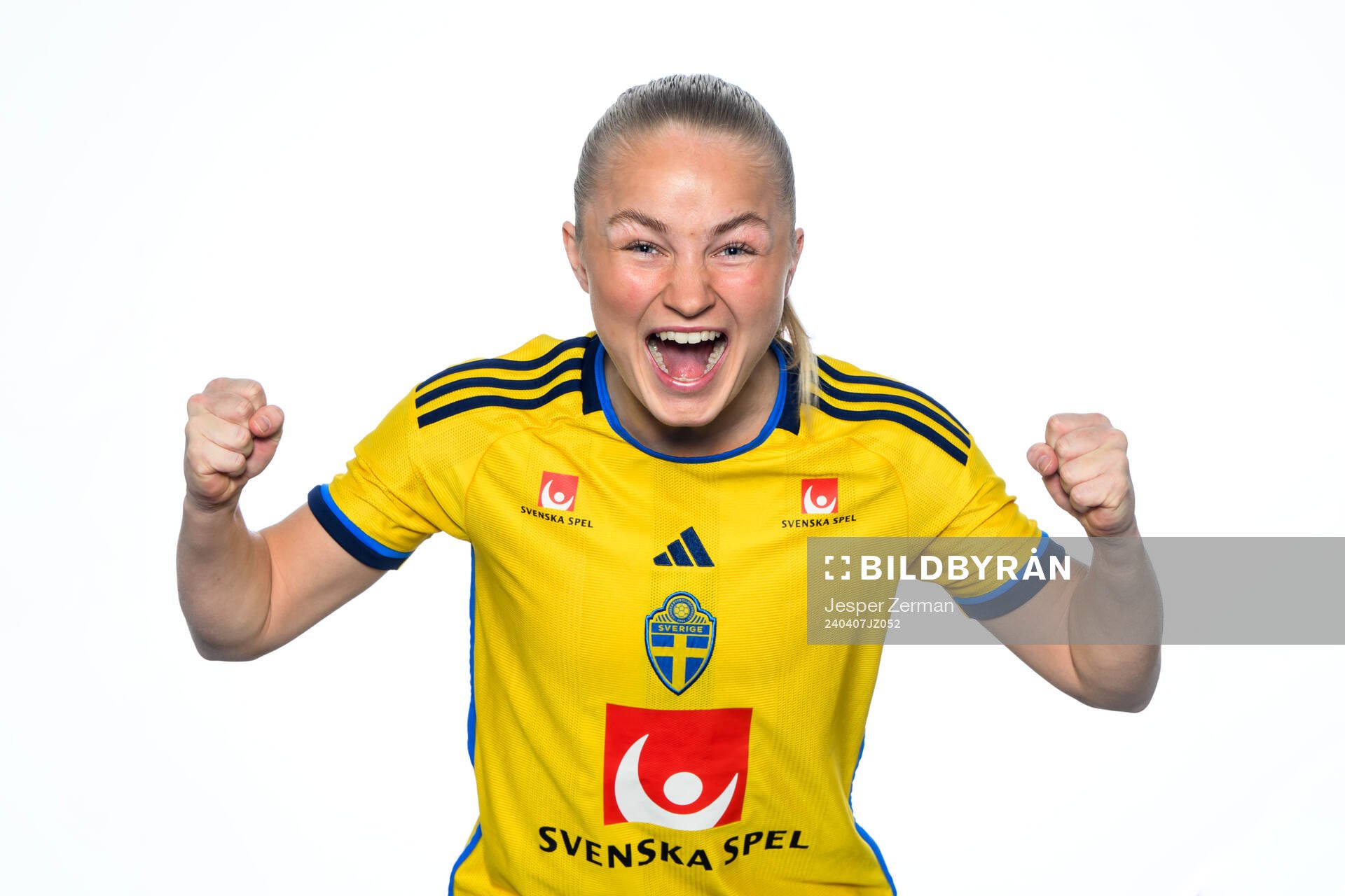 Lova Sternfeldt i det svenska U23-damlandslaget