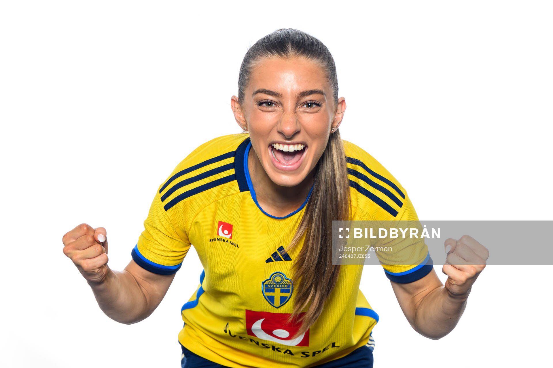Tilde Lindwall i det svenska U23-damlandslaget