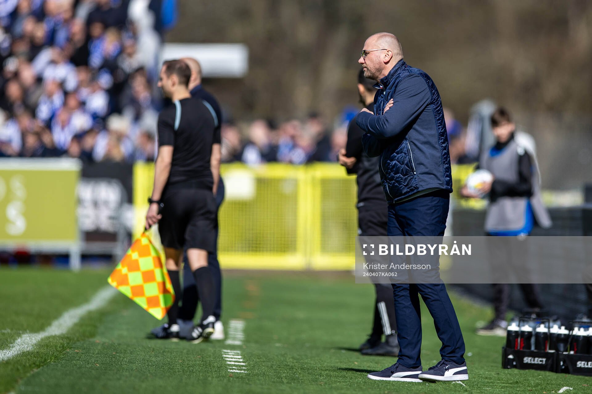 Halmstads tränare Magnus Haglund