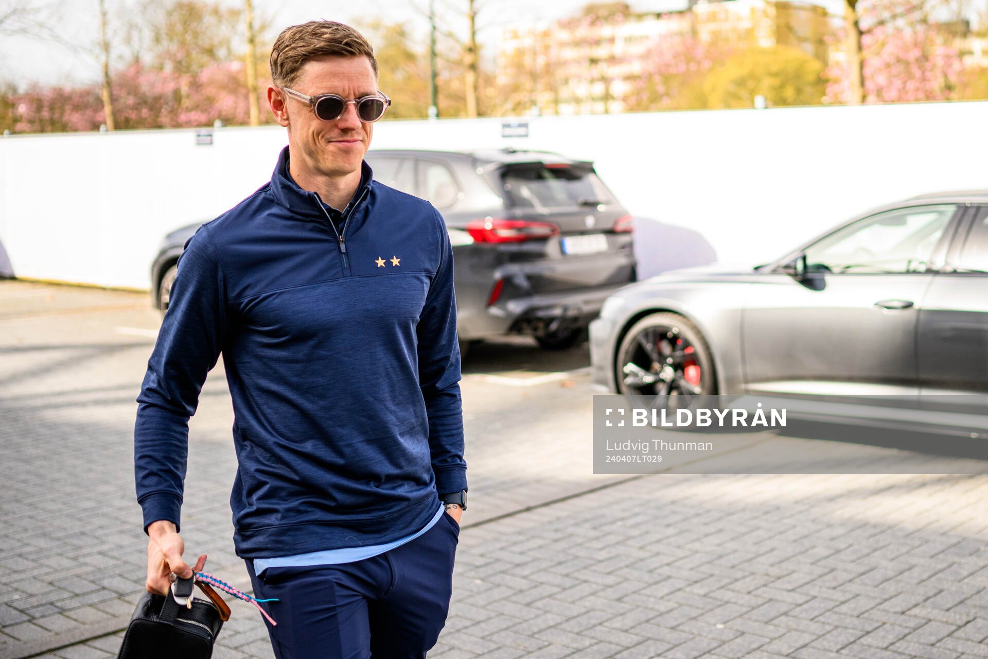 Malmö FFs Søren Rieks ankommer till arenan