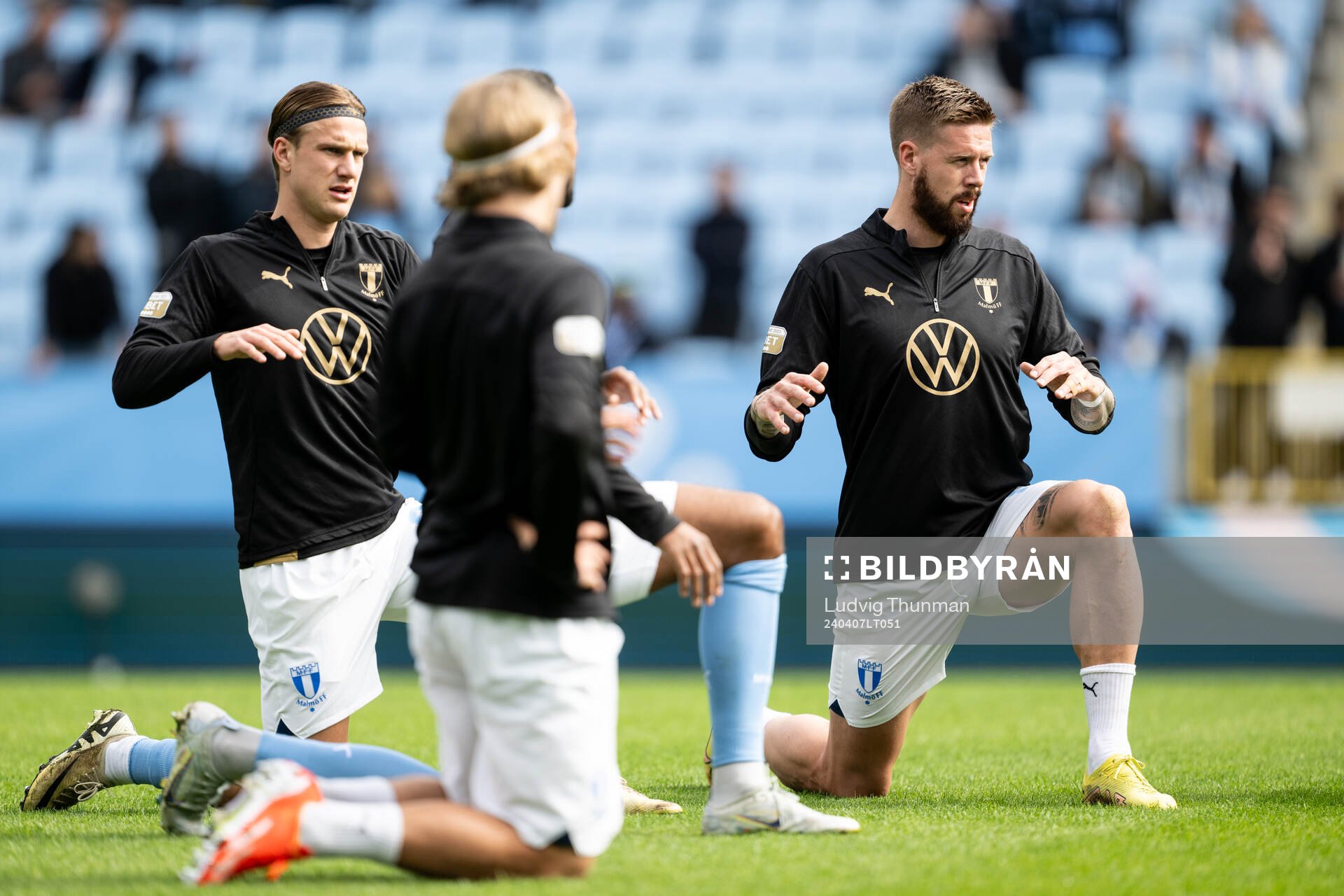 Malmö FFs Erik Botheim och Pontus Jansson
