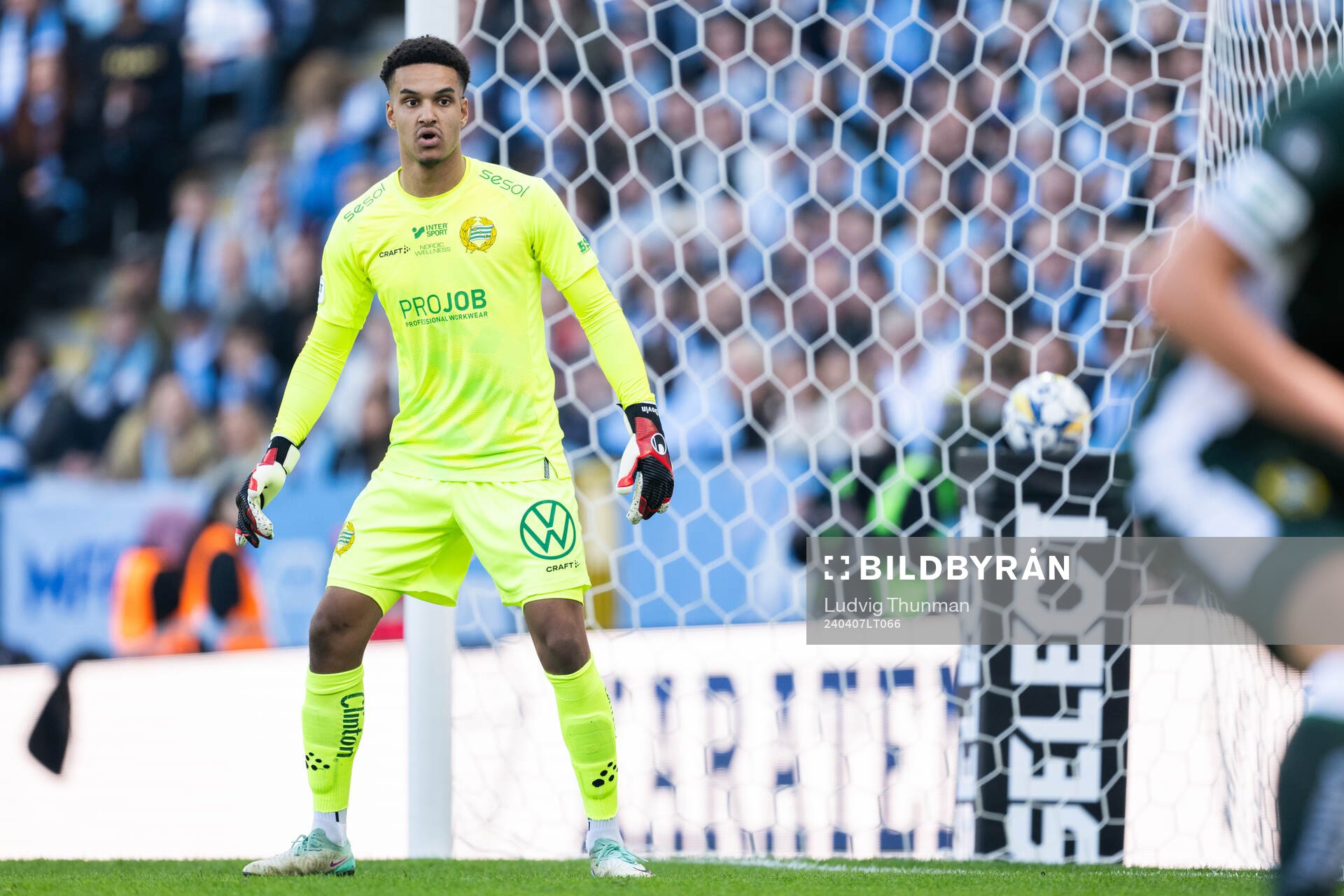 Hammarbys målvakt Oliver Dovin