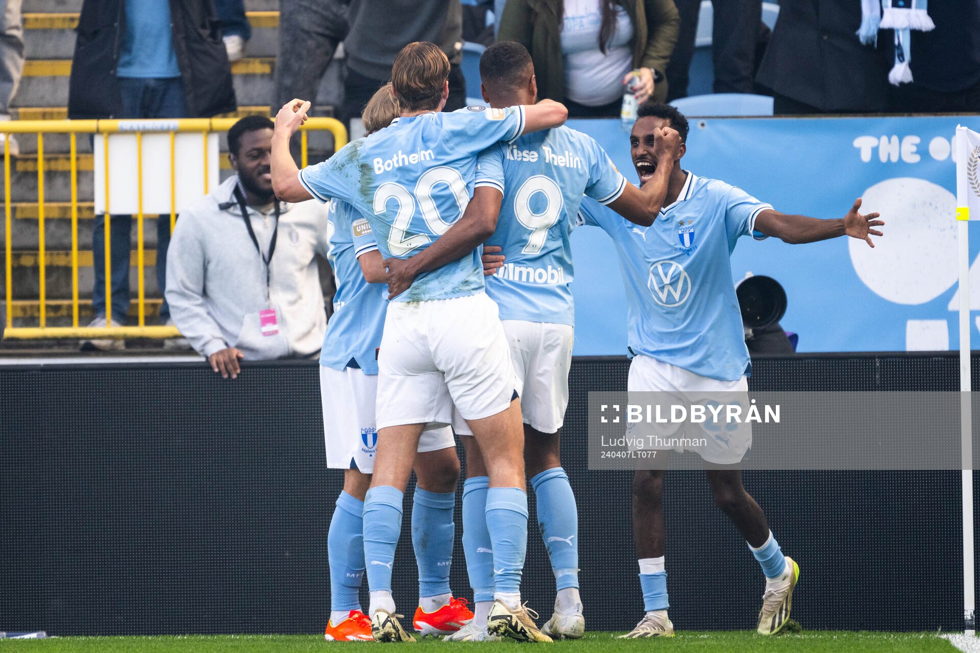 Malmö FFs Isaac Kiese Thelin jublar