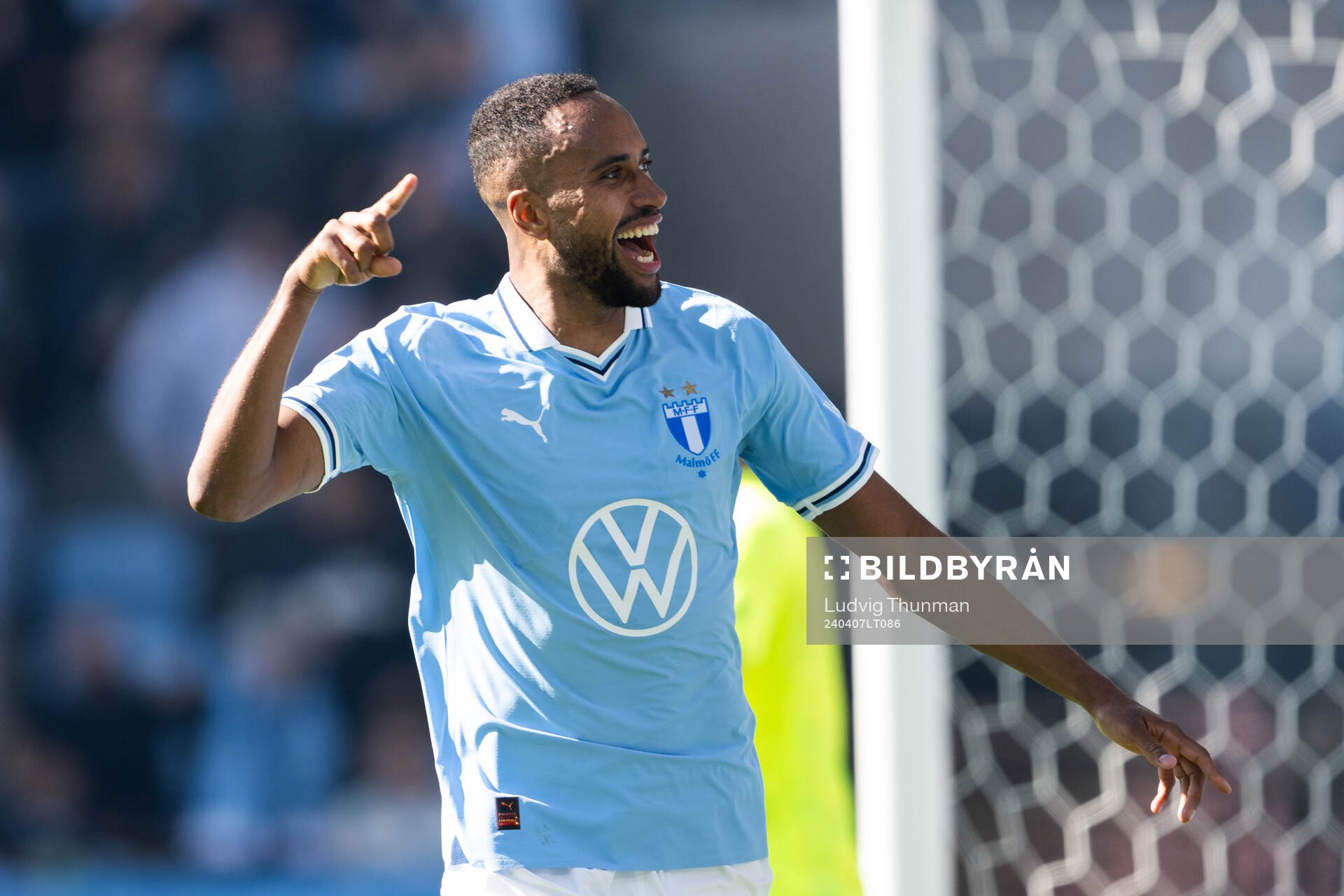 Malmö FFs Isaac Kiese Thelin jublar