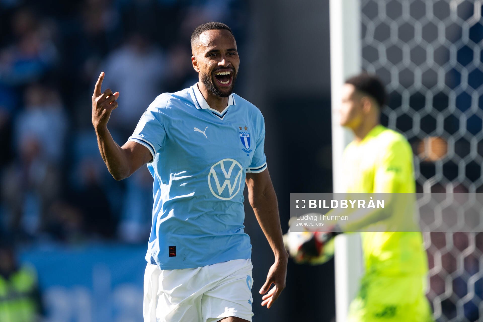 Malmö FFs Isaac Kiese Thelin jublar