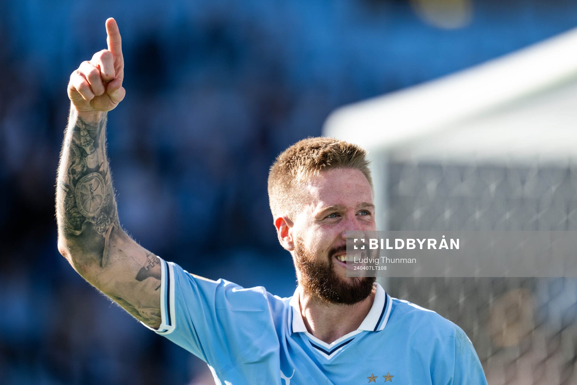 Malmö FFs Pontus Jansson jublar