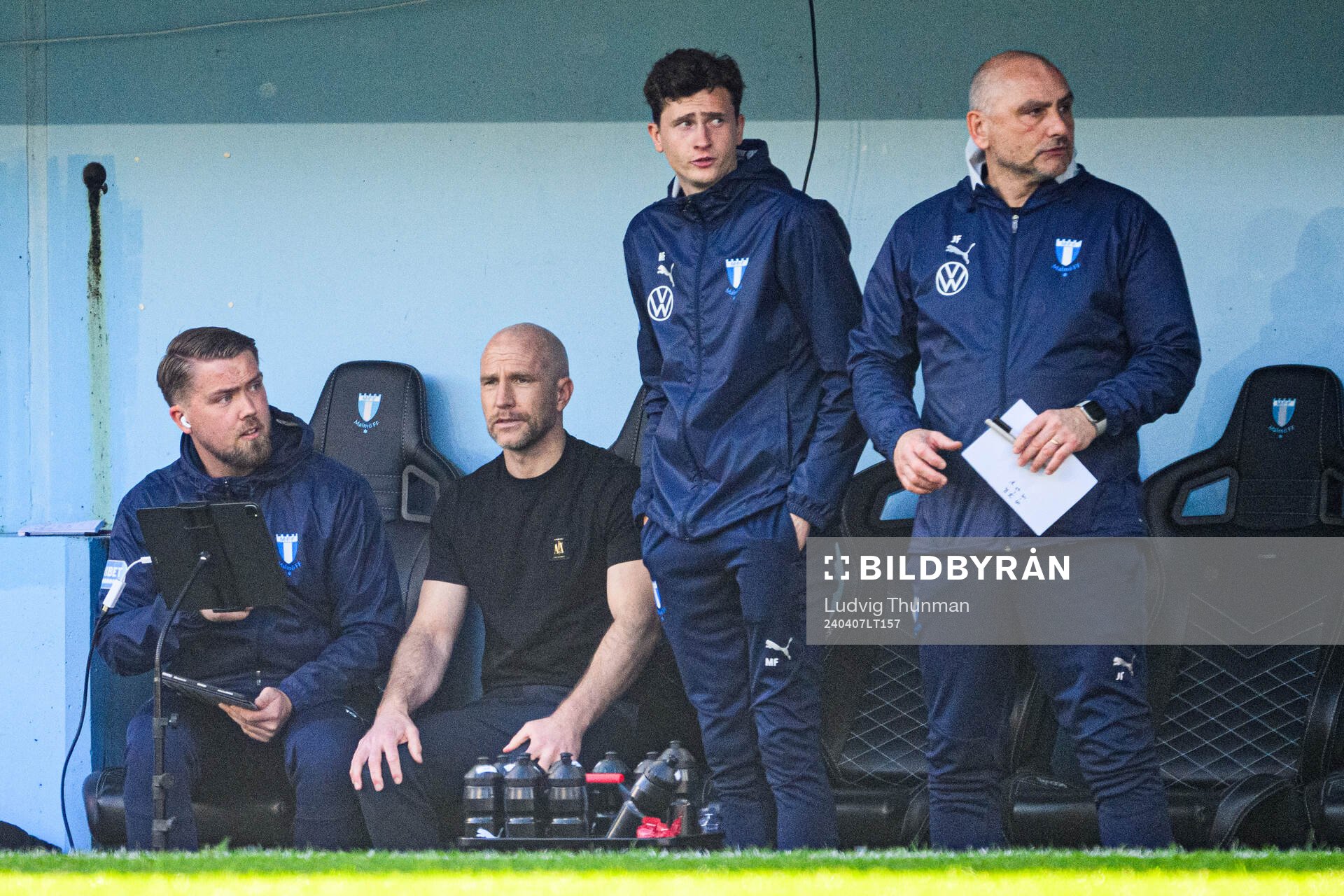 Malmö FFs assisterande tränare Theodor Olsson, tränare