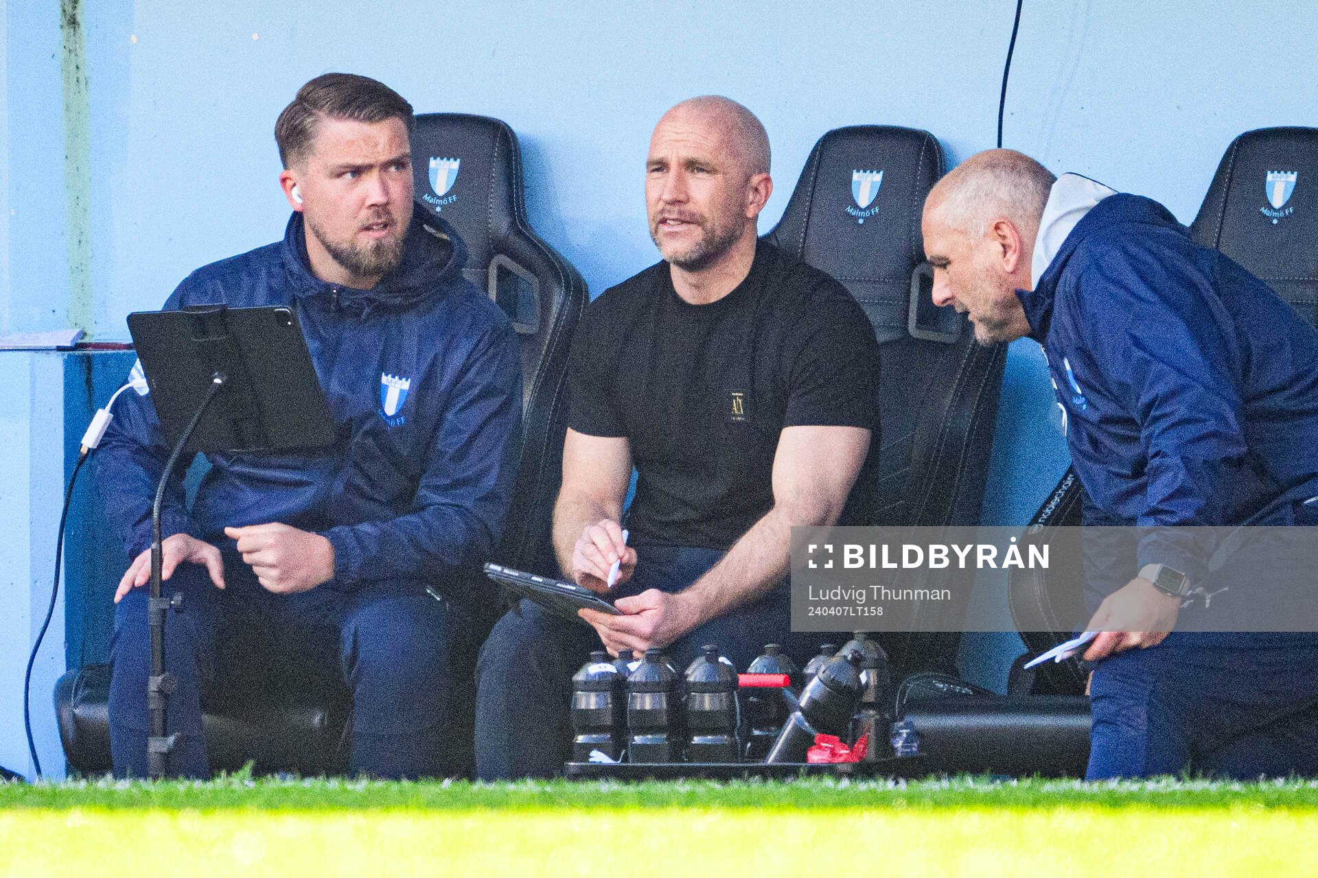 Malmö FFs assisterande tränare Theodor Olsson, tränare