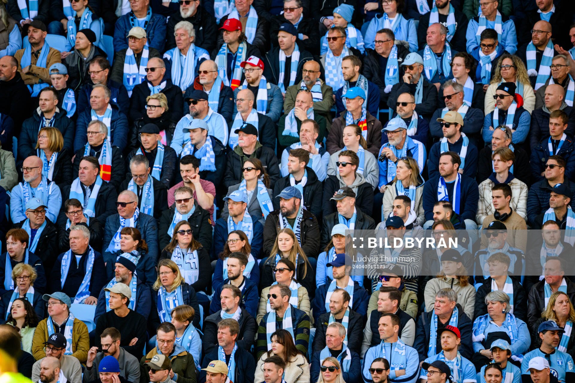 under fotbollsmatchen i Allsvenskan mellan Malmö FF och