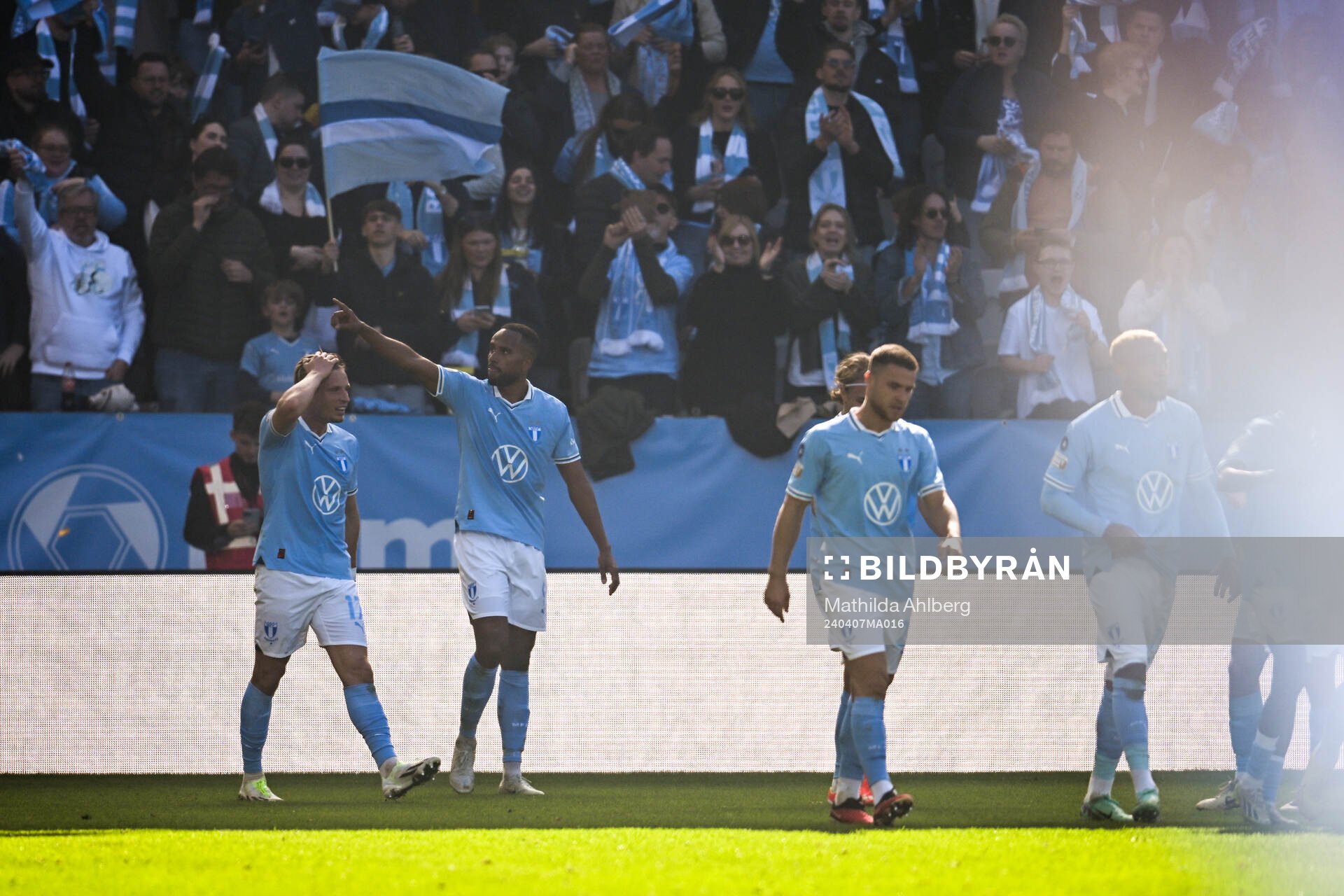 Malmö FFs Isaac Kiese Thelin jublar