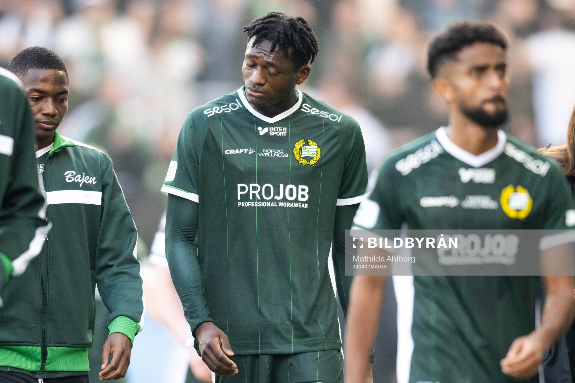 Hammarbys Kingsley Gyamfi deppar