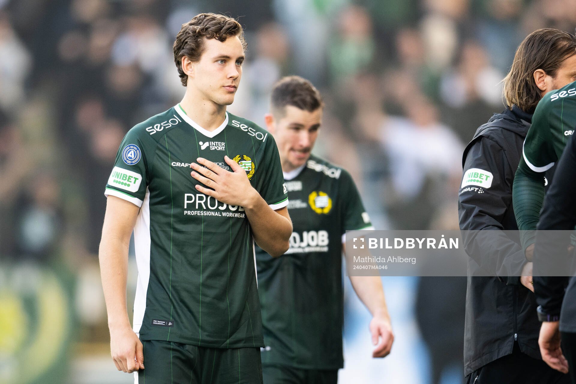 Hammarbys Hampus Skoglund deppar