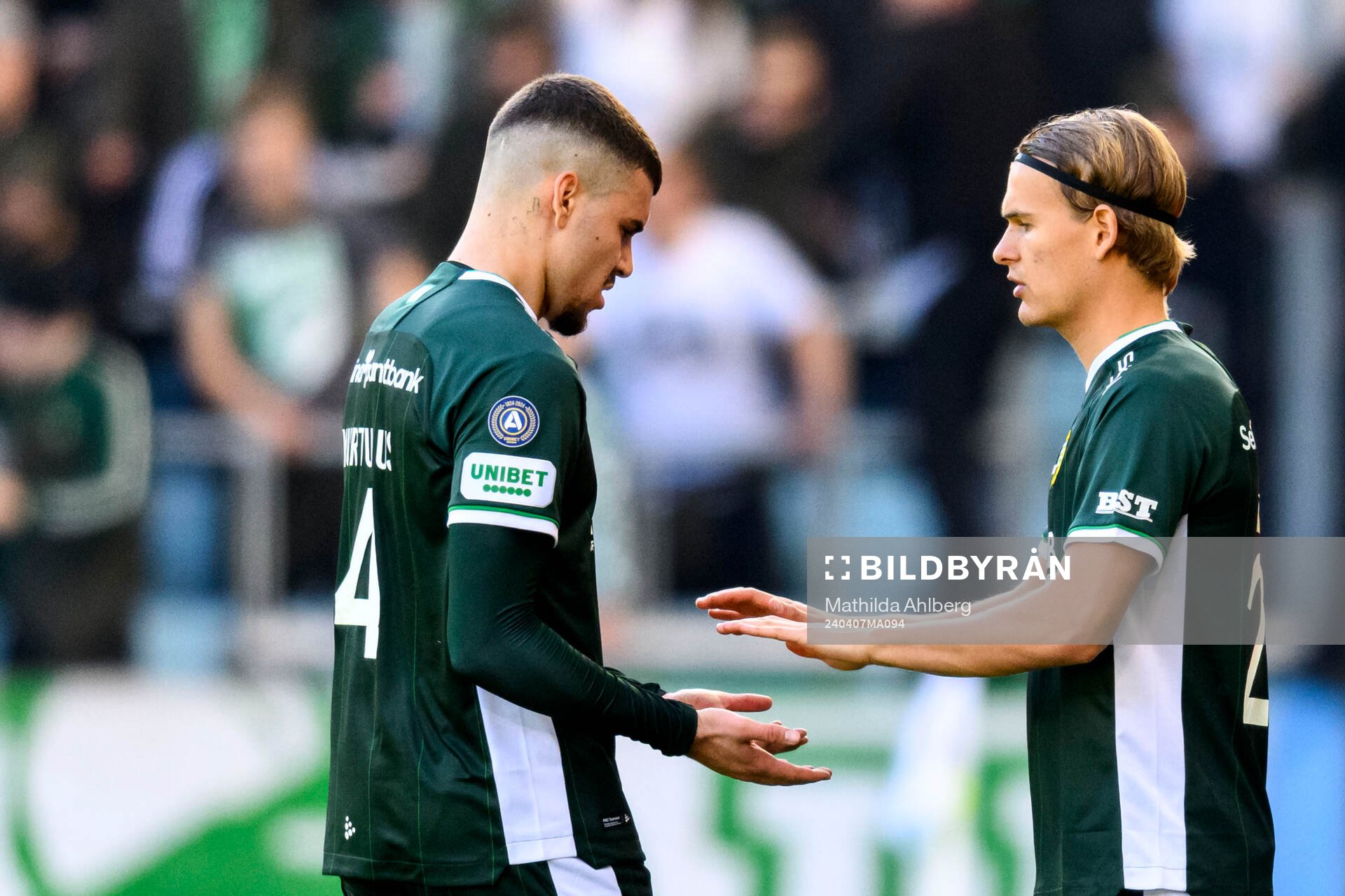 Hammarbys Edvin Kurtulus och Markus Karlsson