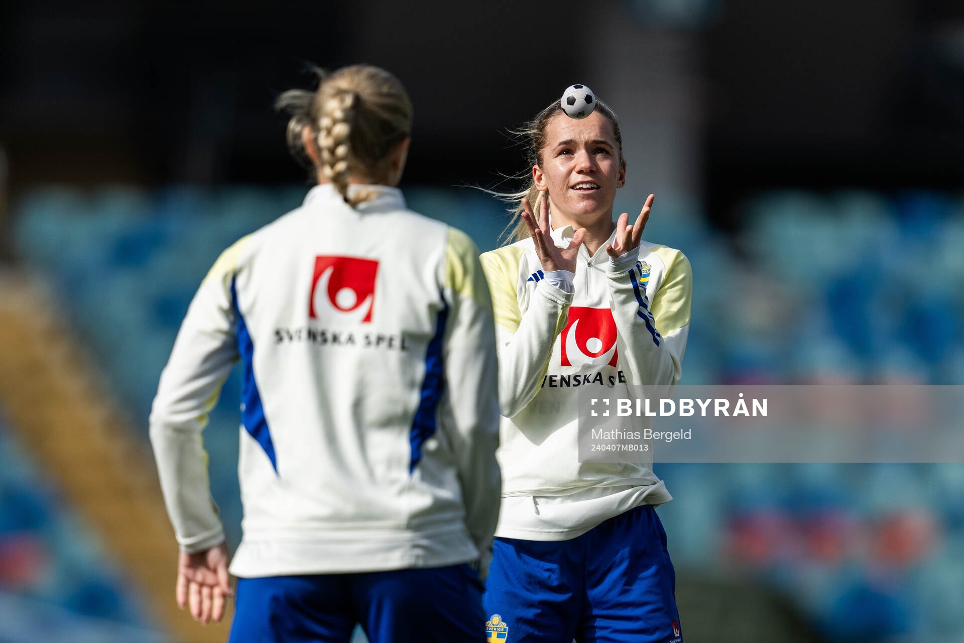 Hanna Lundkvist of the Swedish women's national football