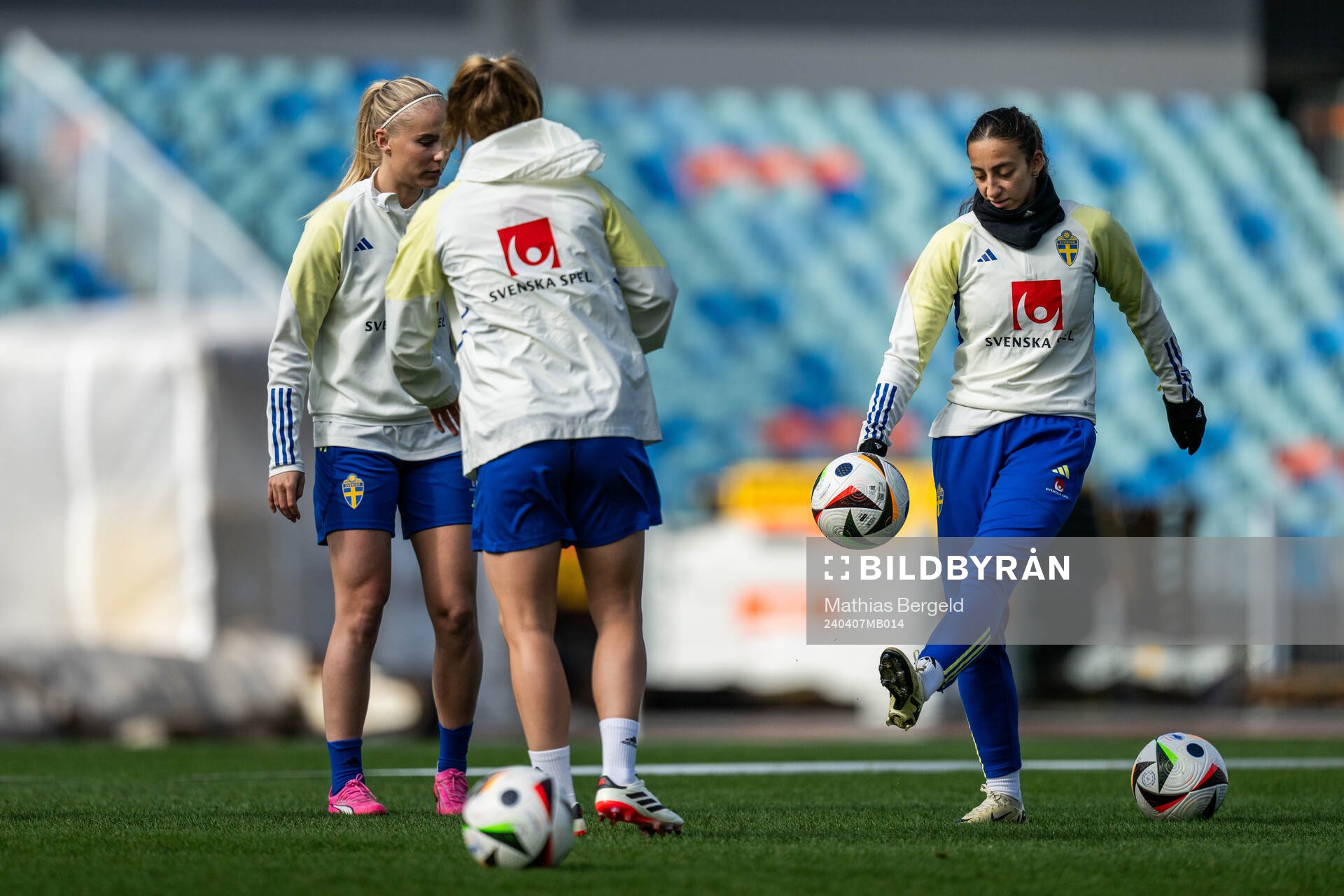 Rusul Rosa Kafaji of the Swedish women's national football