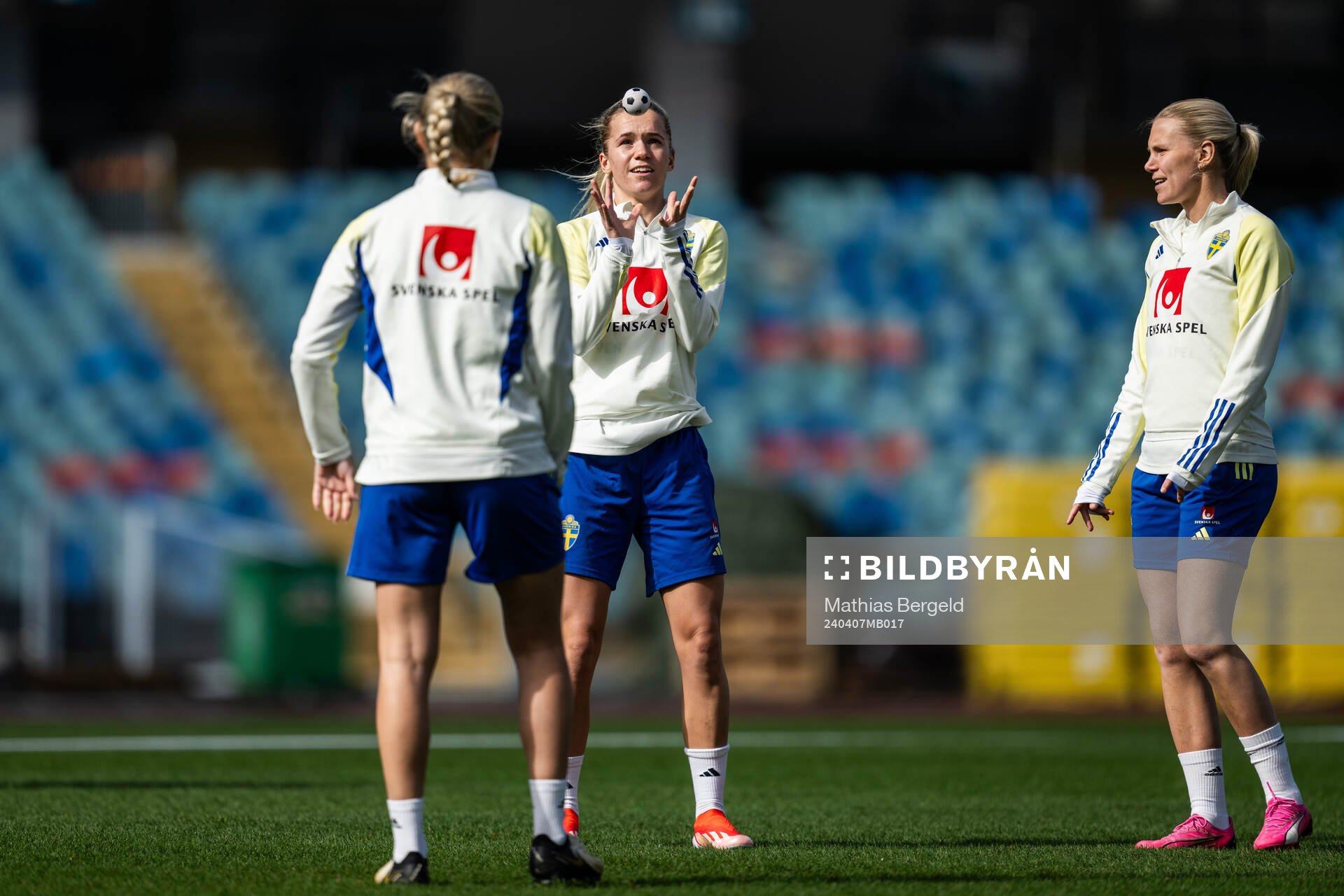 Amanda Nildén, Hanna Lundkvist and Josefine Rybrink of the