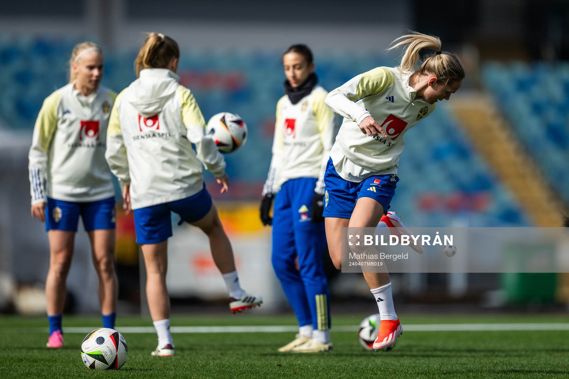Hanna Lundkvist of the Swedish women's national football