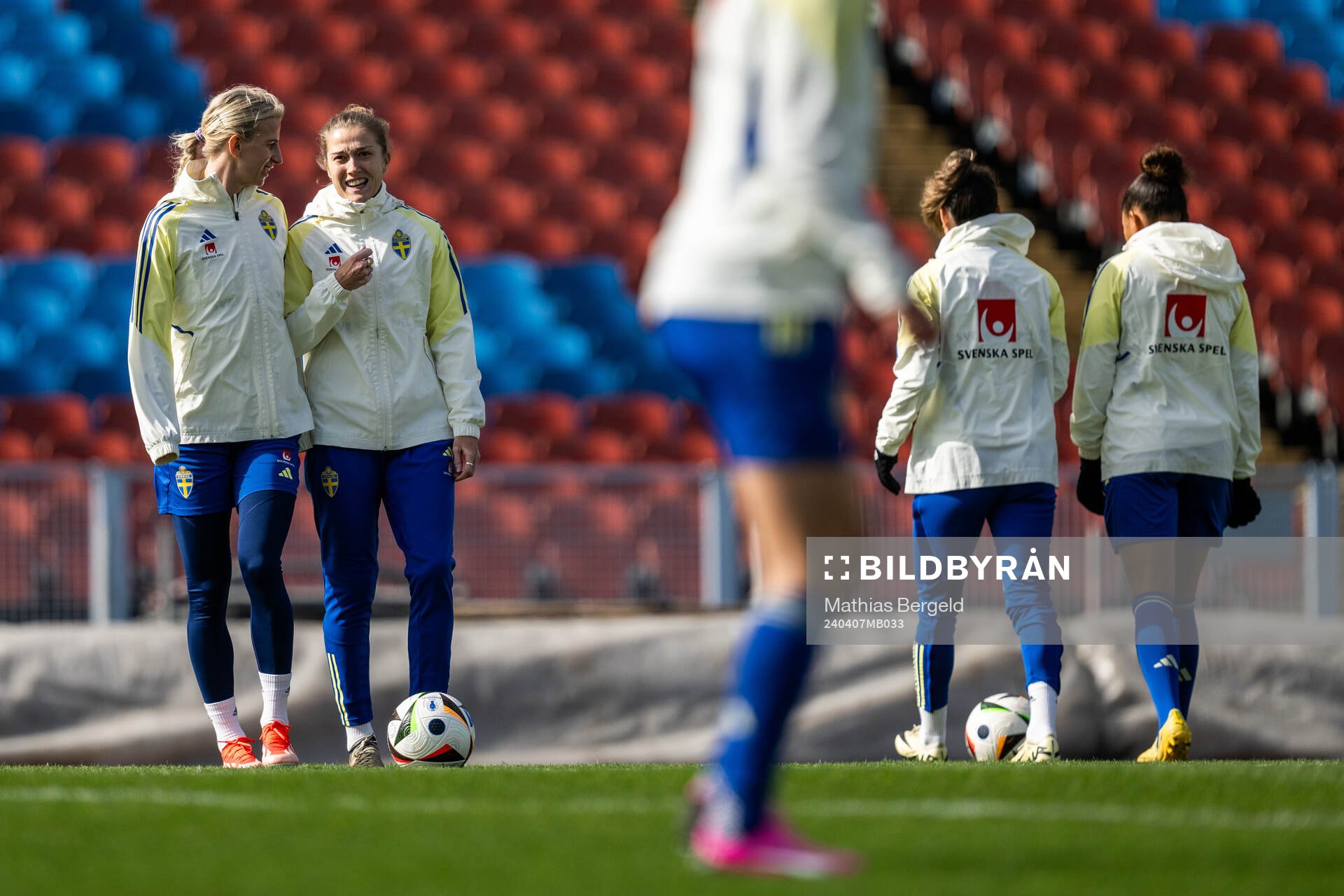 Sofia Jakobsson and Filippa Angeldahl of the Swedish