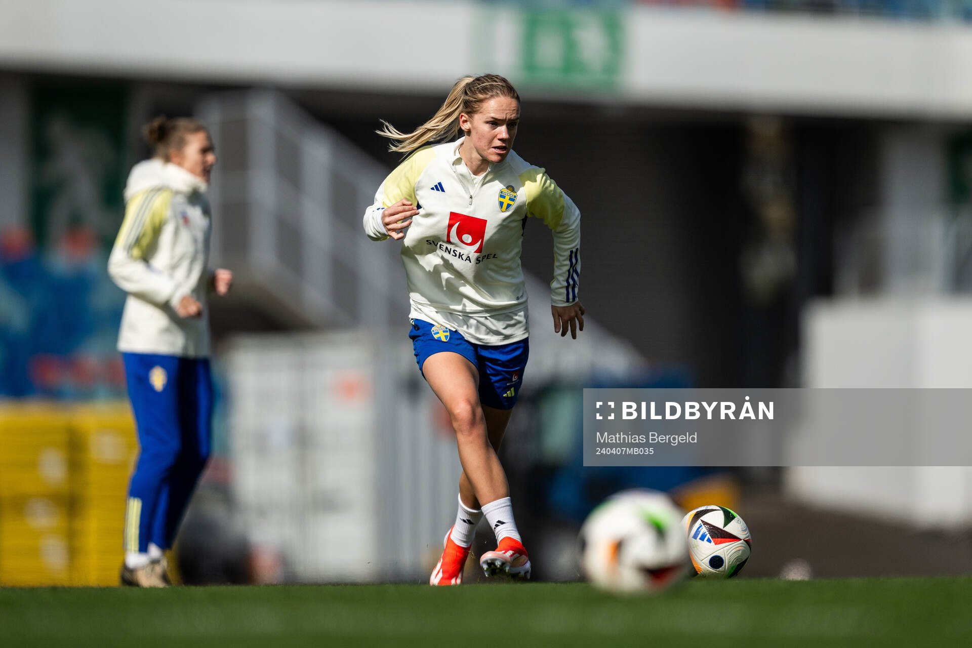Hanna Lundkvist of the Swedish women's national football