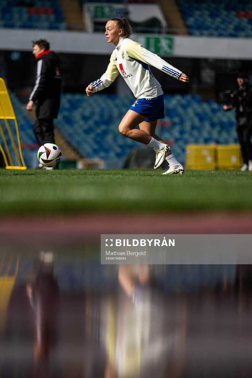 Hanna Bennison of the Swedish women's national football team