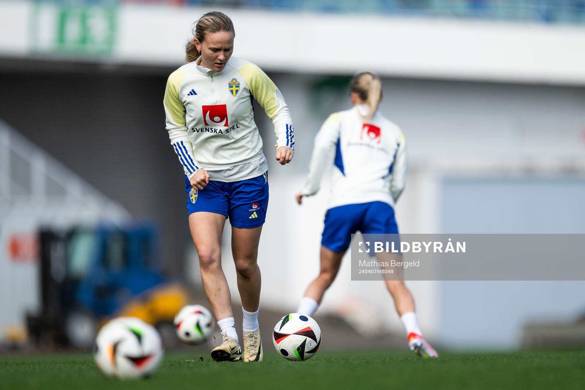 Matilda Vinberg of the Swedish women's national football