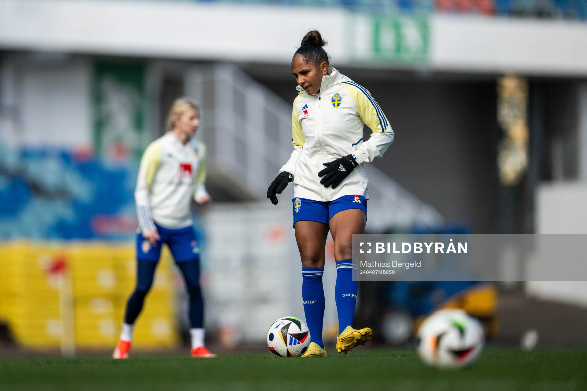 Madelen Janogy of the Swedish women's national football team