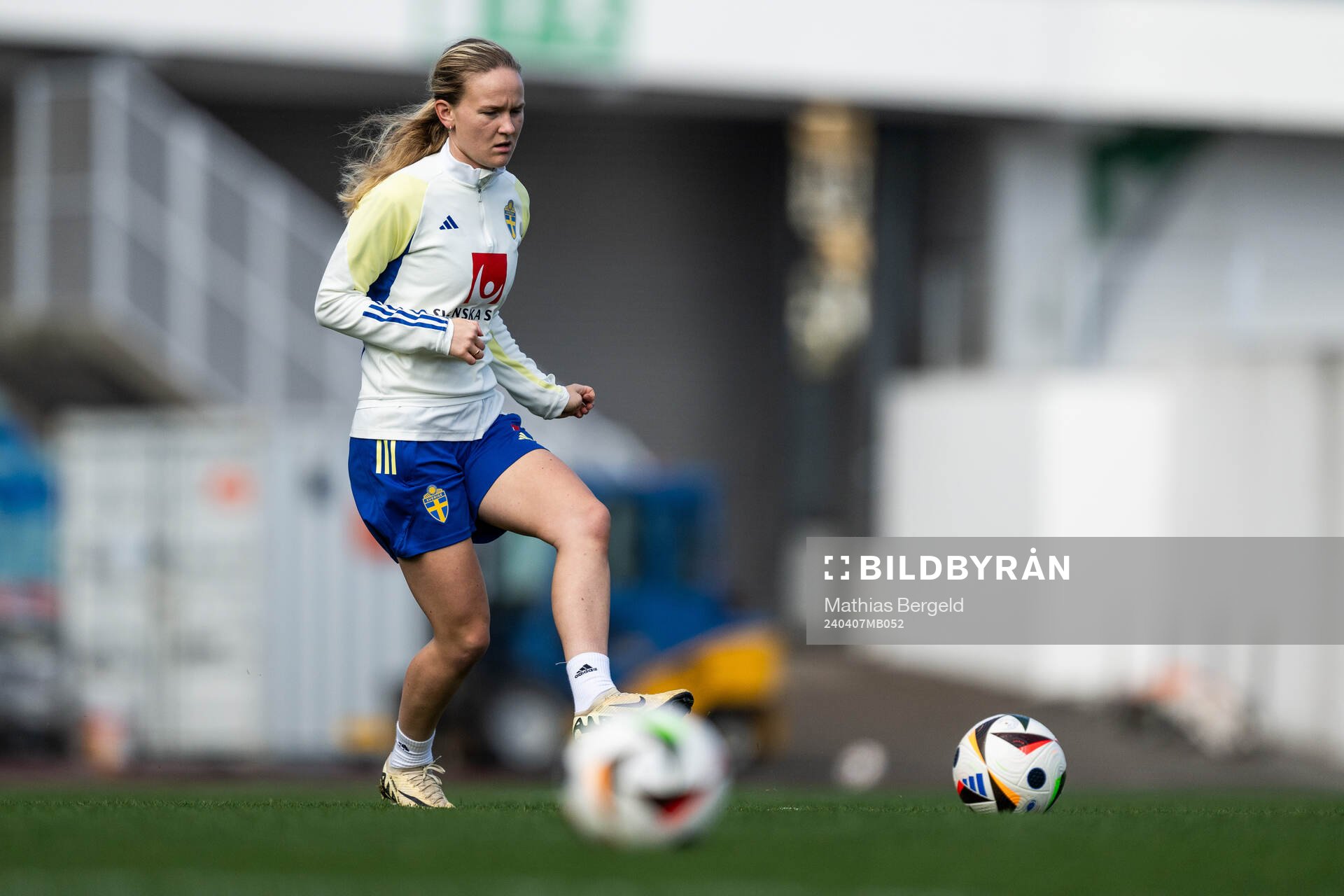 Matilda Vinberg of the Swedish women's national football