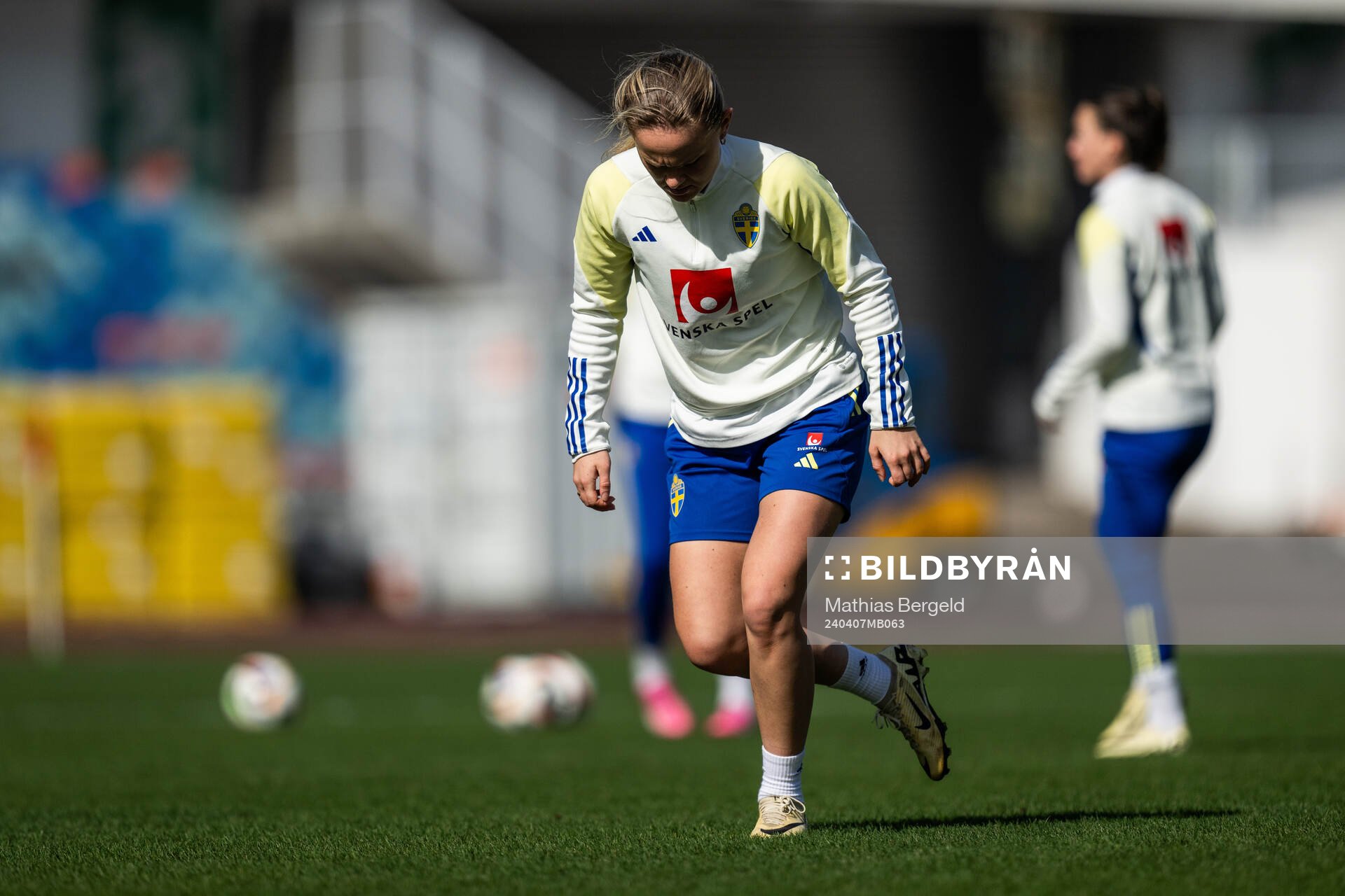 Matilda Vinberg of the Swedish women's national football