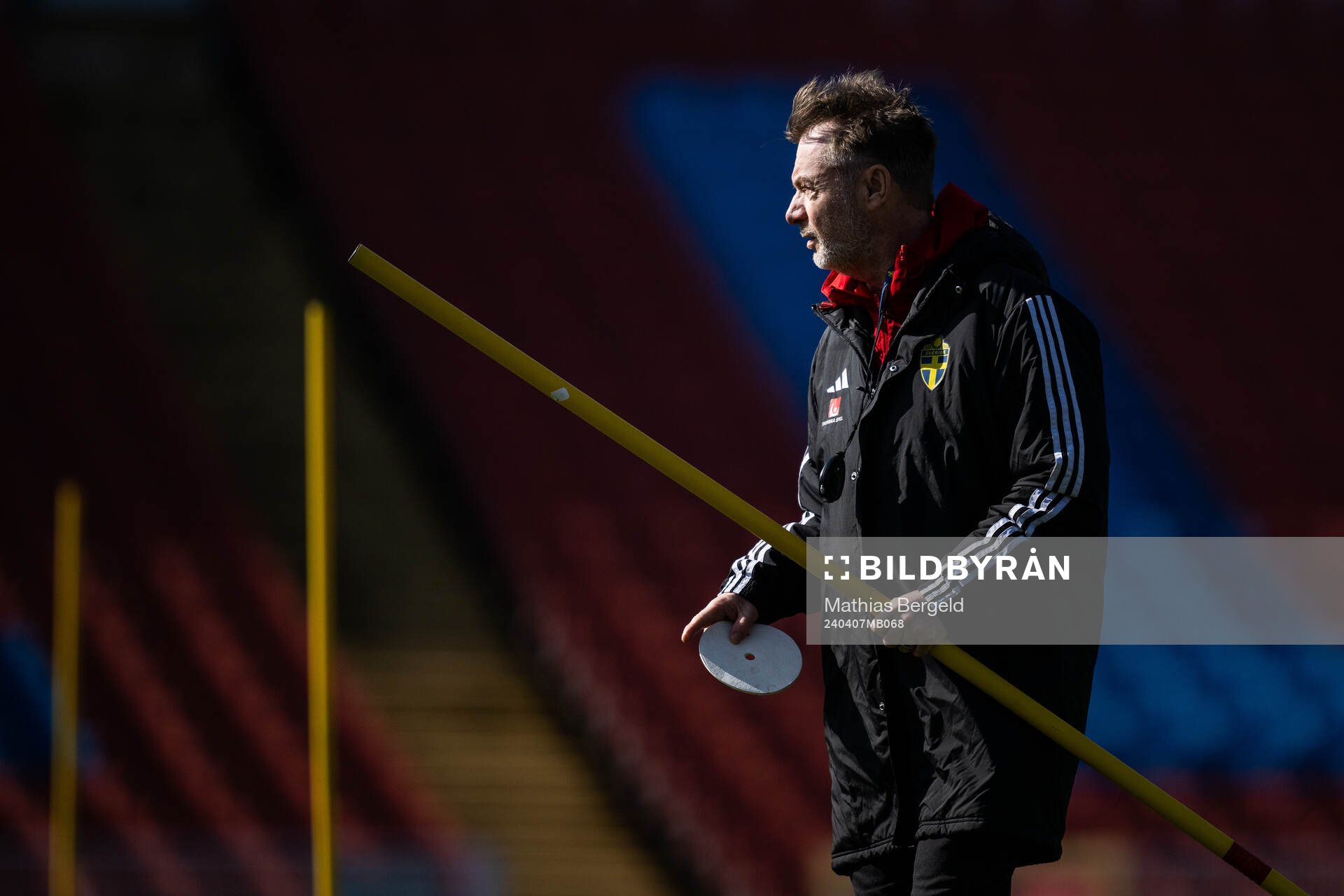 Head coach Peter Gerhardsson of the Swedish women's